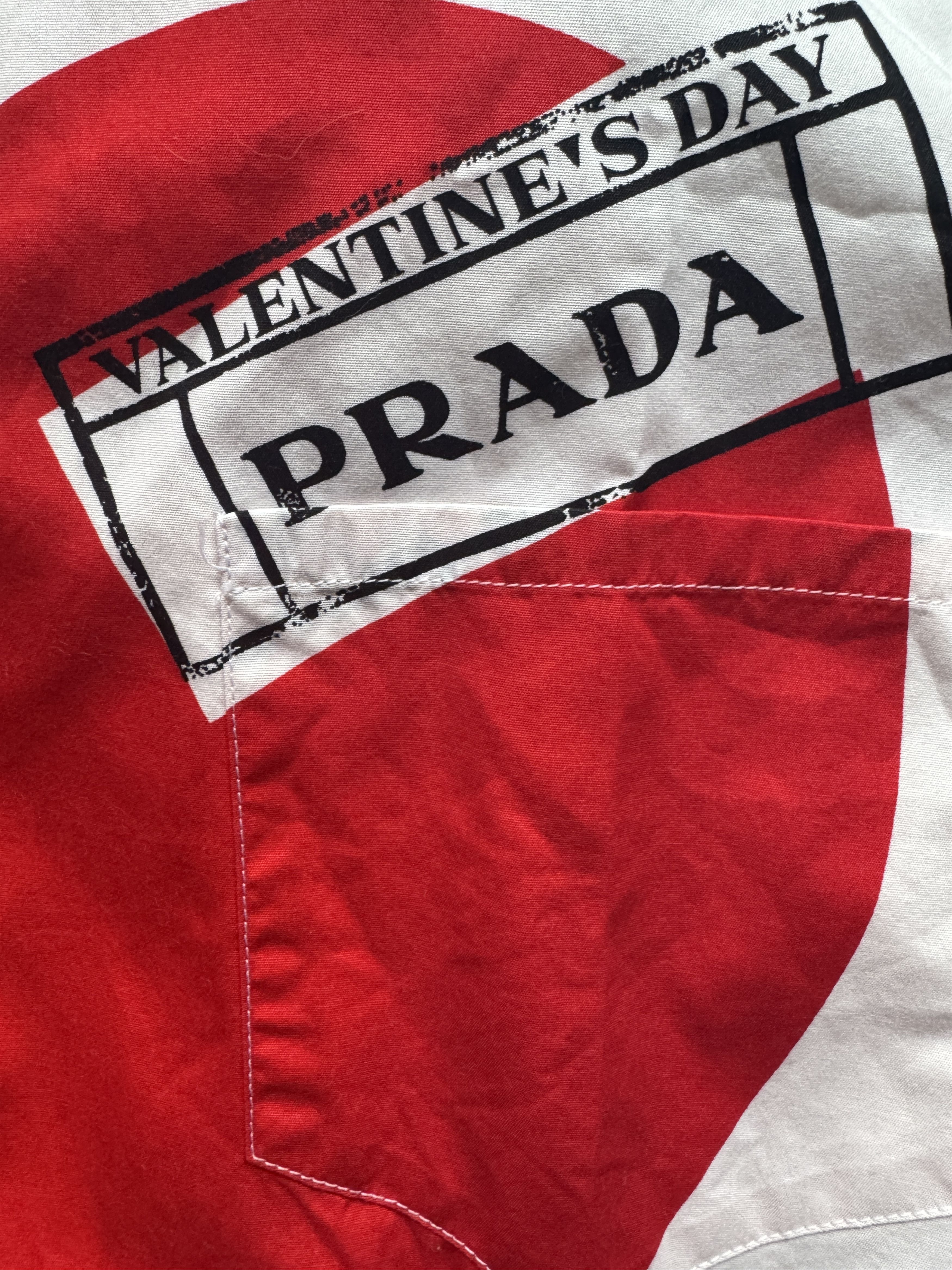 Prada Valentine's Bowling Shirt Size US XS / EU 42 / 0 - 16 Thumbnail
