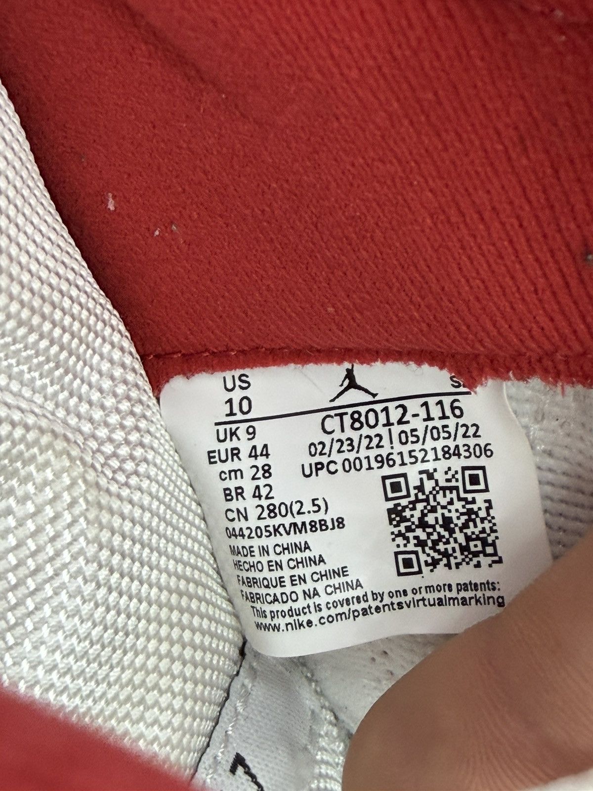 Jordan Brand Size 10 - Jordan 11 Retro Cherry “2022” Size US 10 / EU 43 - 10 Thumbnail