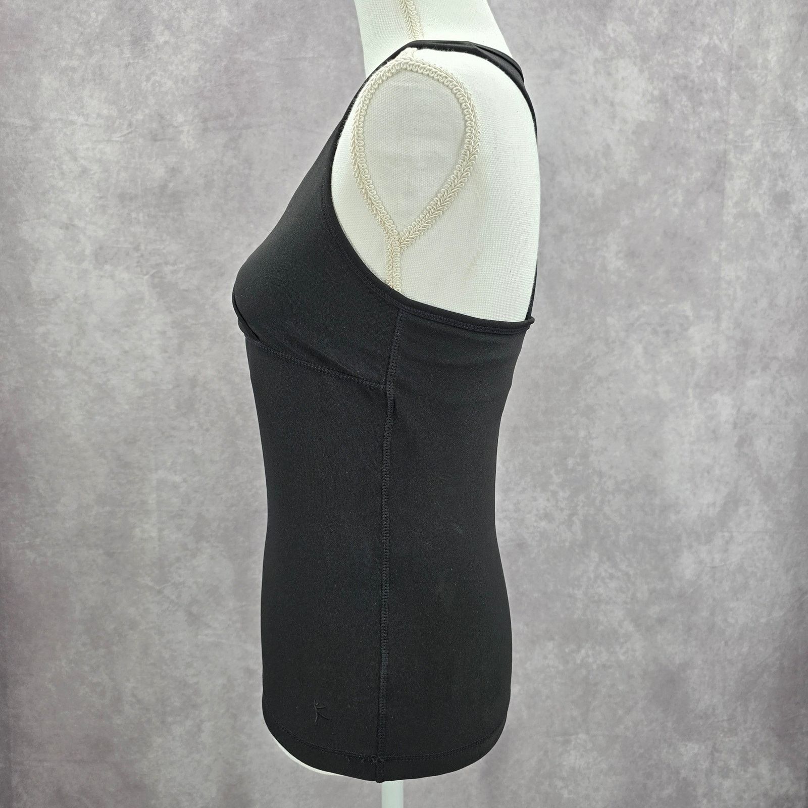 Other Danskin Now Black Crisscross Activewear Tank Top Small Size S / US 4 / IT 40 - 4 Thumbnail