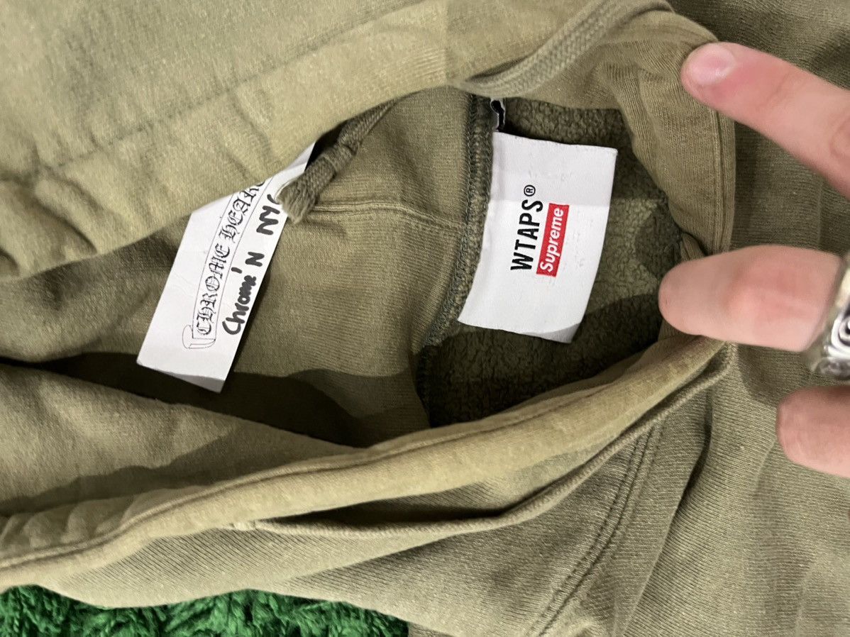 Supreme × Wtaps Supreme WTAPS Olive Sic’ Em’ Hoodie Size US S / EU 44-46 / 1 - 3 Thumbnail