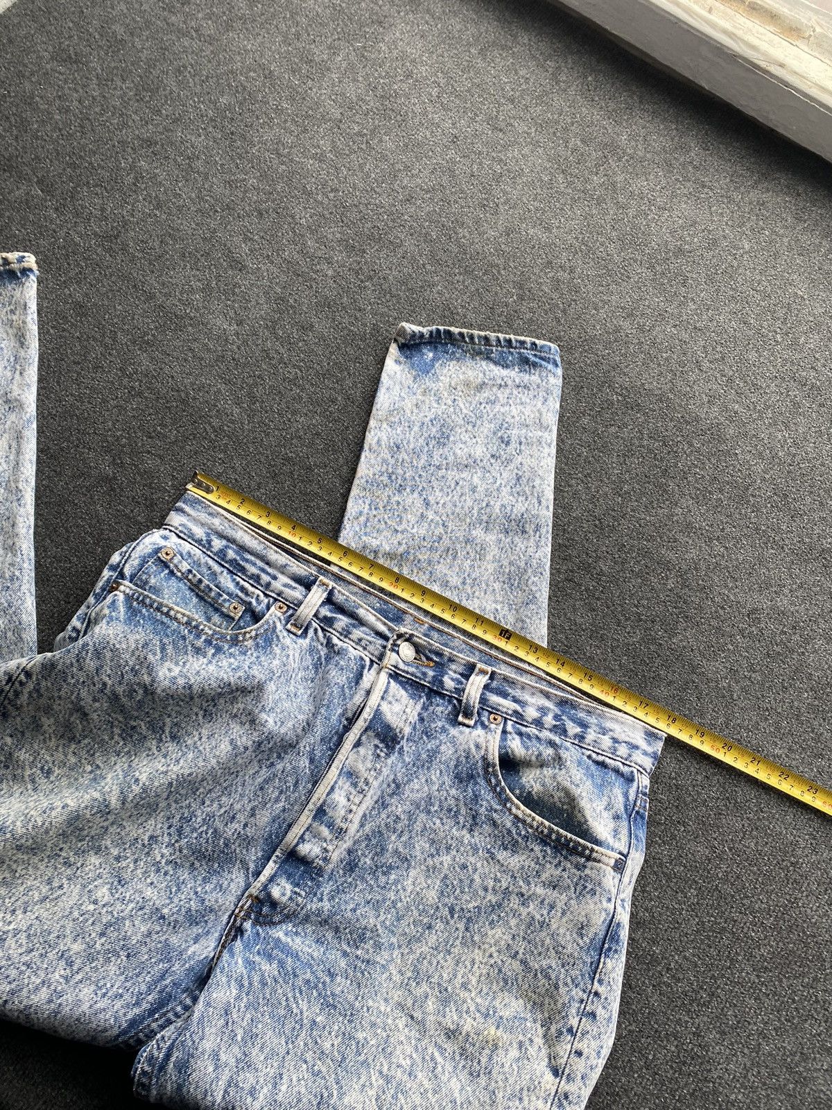 Levi's Vintage Clothing 🔥Vntg Lvc Levis 501 cow pattern washed jeans rare Size US 36 / EU 52 - 6 Thumbnail