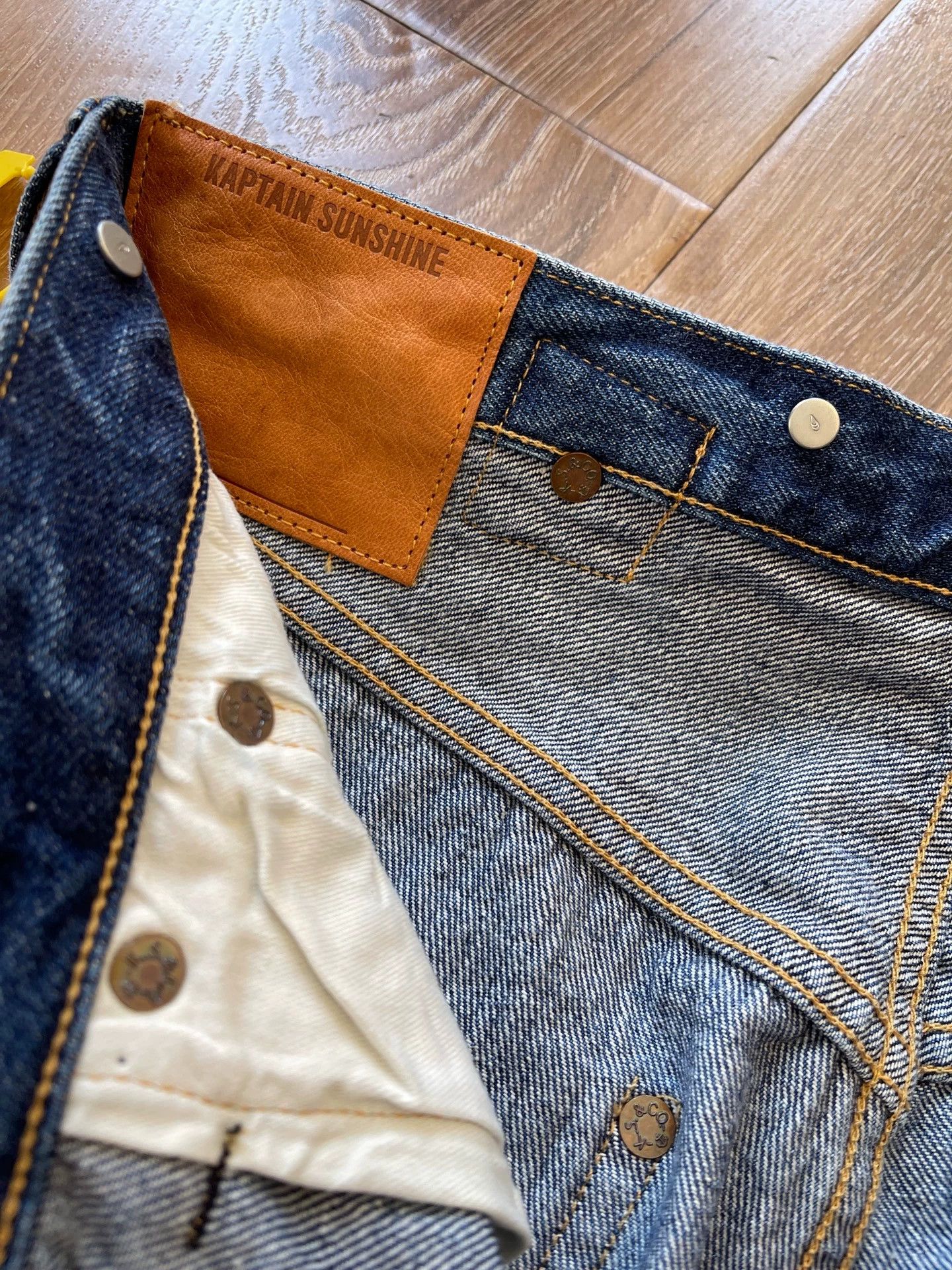 Kaptain Sunshine KAPTAIN SUNSHINE 24AW 1930 Jpn Straight Denim Wash Size US 32 / EU 48 - 8 Thumbnail