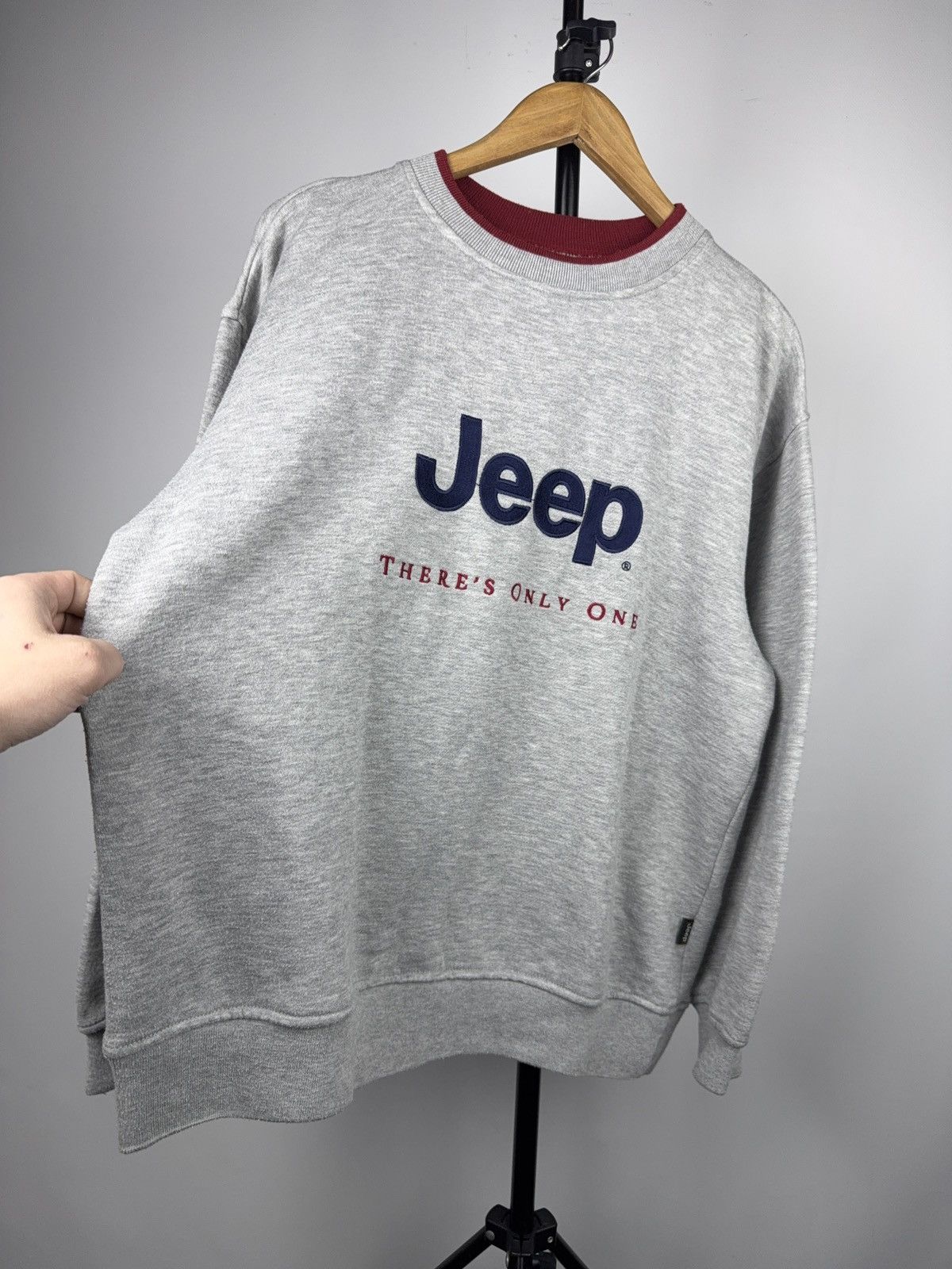 Jeep 00s Vintage Jeep Racing Logo Embroidered Crewneck Grey Size US M / EU 48-50 / 2 - 3 Thumbnail