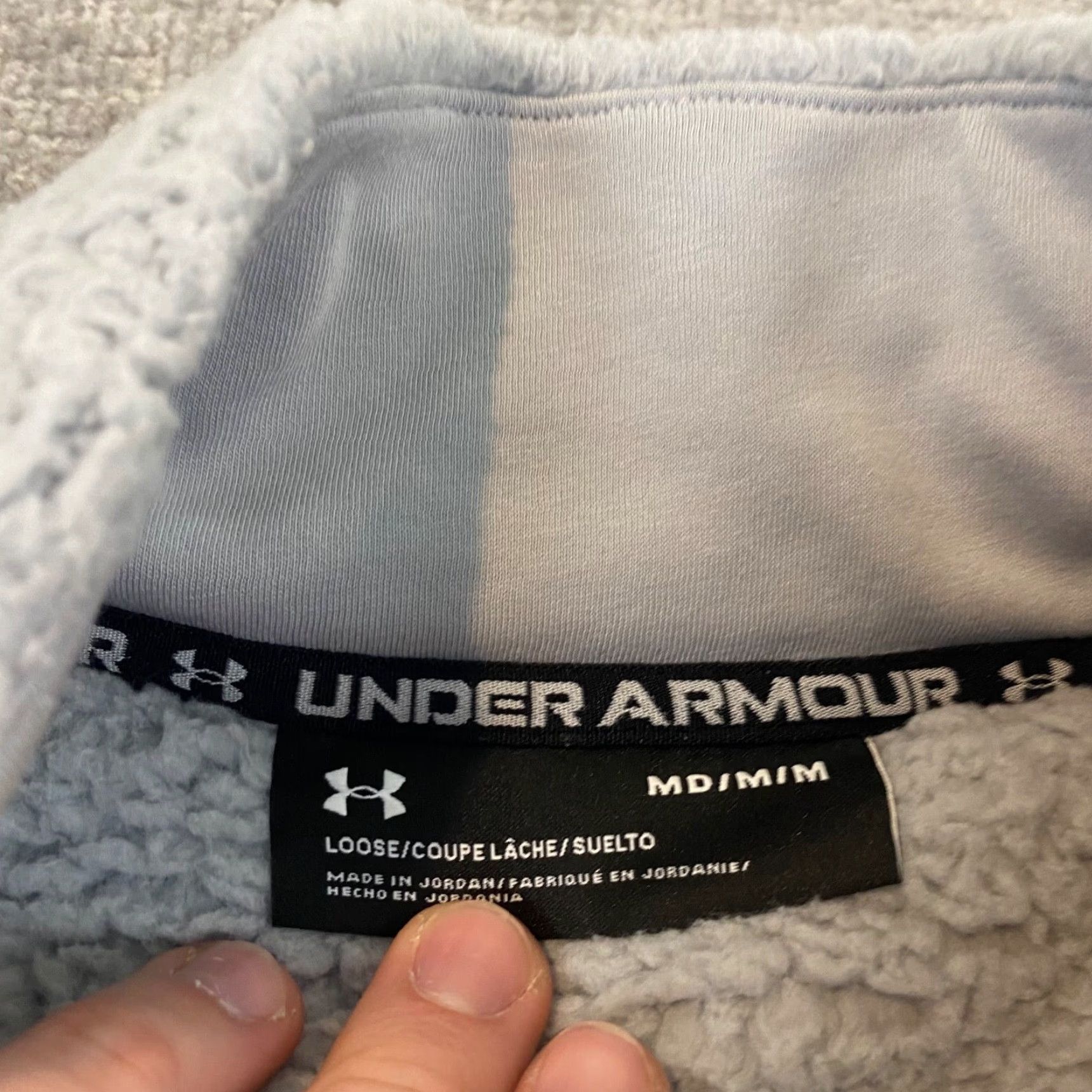 Under Armour Under Armour Sweatshirt Womens Medium Gray Fleece Pullover Active Athleisure Lounge Size M / US 6-8 / IT 42-44 - 3 Thumbnail
