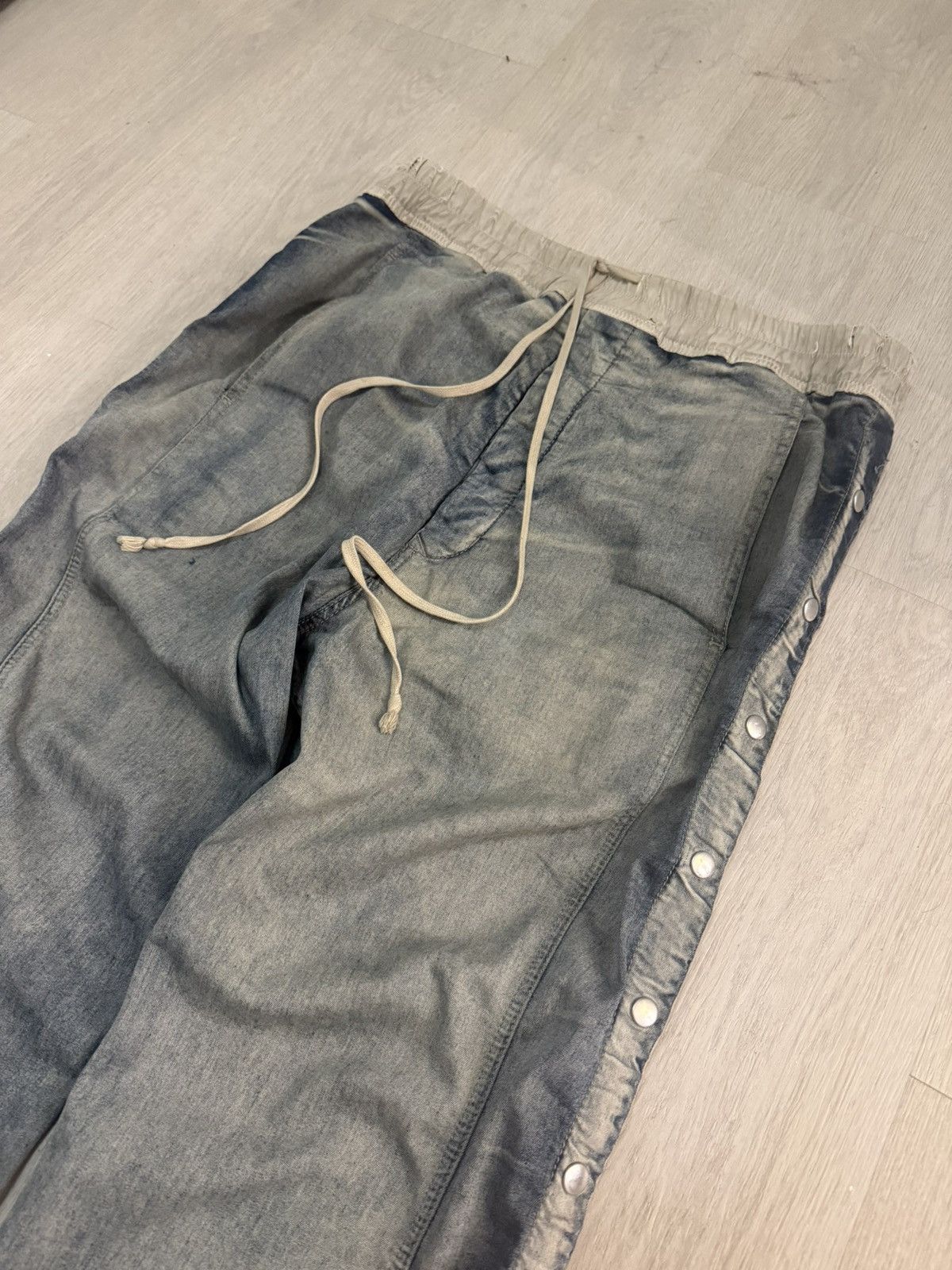 Rick Owens Rick Owens Drkshdw “Hustler” Pusher Denim Pants Size US 30 / EU 46 - 2 Thumbnail