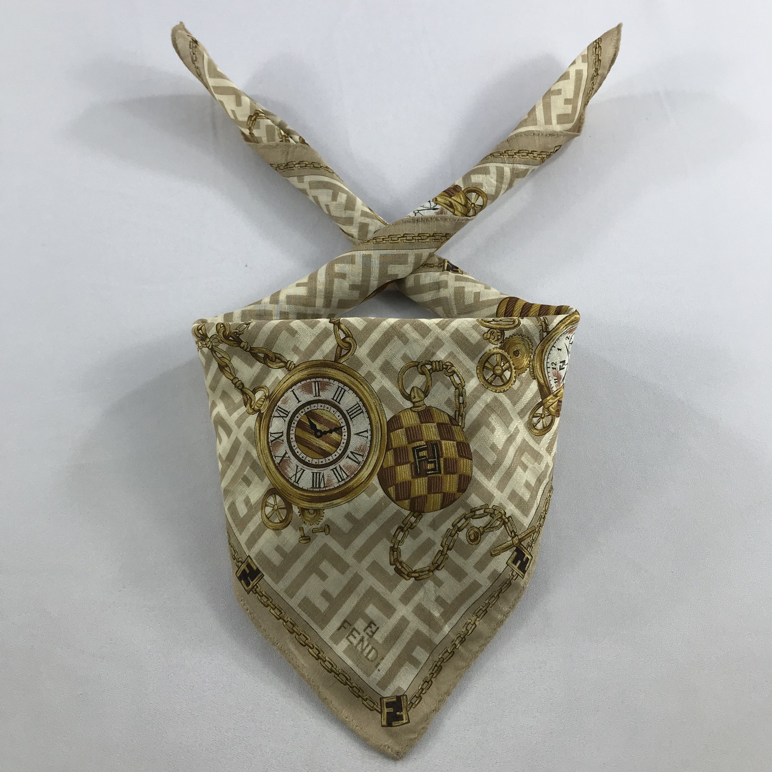 Vintage Vintage Fendi Bandana / Handkerchief / Neckerchief - S2746A Size ONE SIZE - 3 Thumbnail