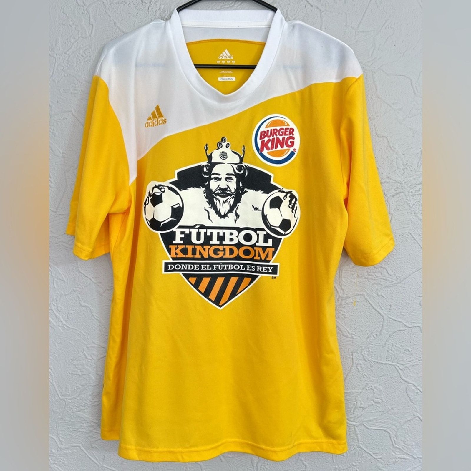 Adidas 2009 Men’s Adidas Burger King Futbol Soccer Jersey RARE Size US L / EU 52-54 / 3 - 1 Thumbnail