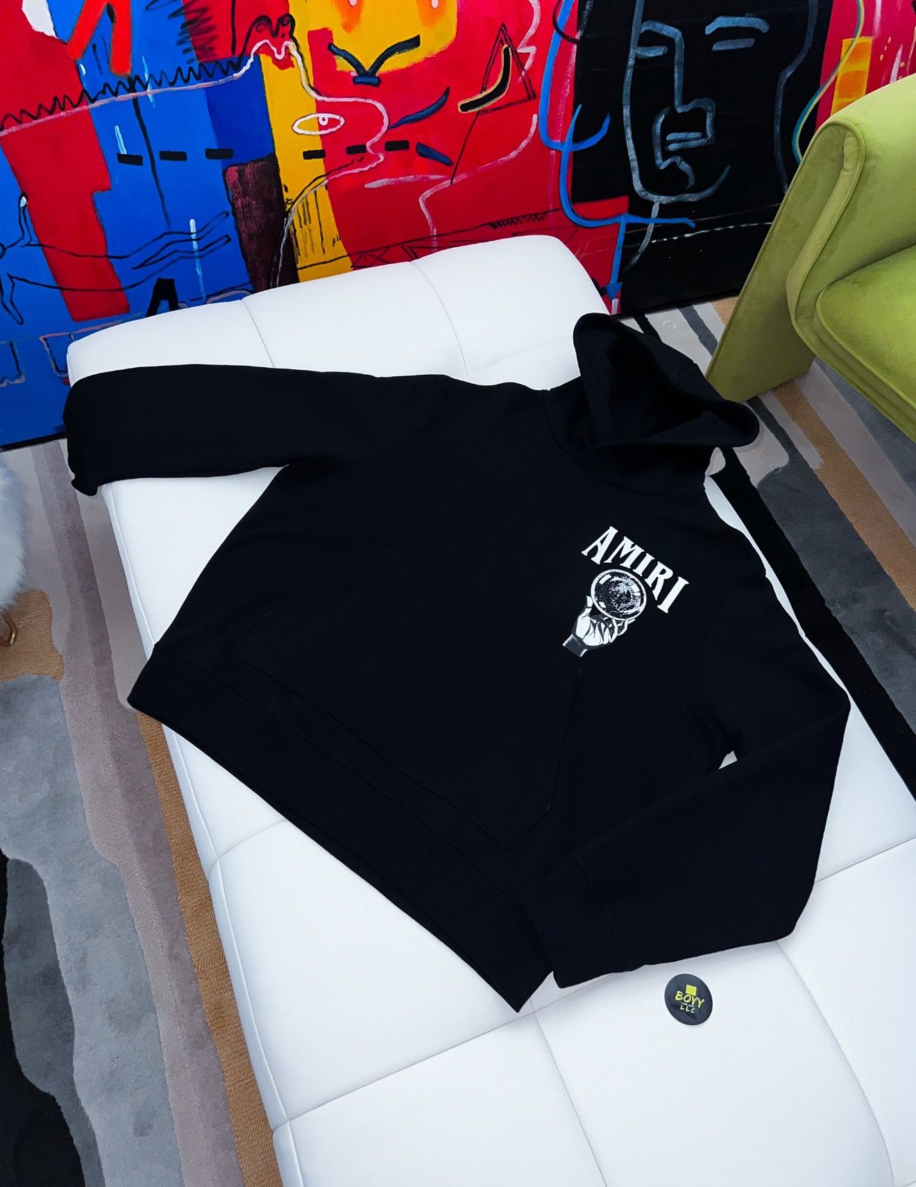 Amiri AMIRI CRYSTAL BALL LOGO hoodie Size US XL / EU 56 / 4 - 2 Thumbnail
