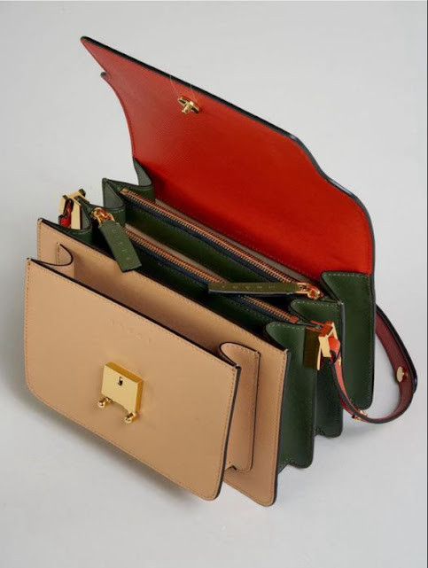 Marni o1w1db11024 Size: OS / Leather Trunk Shoulder Bag Size ONE SIZE - 2 Thumbnail