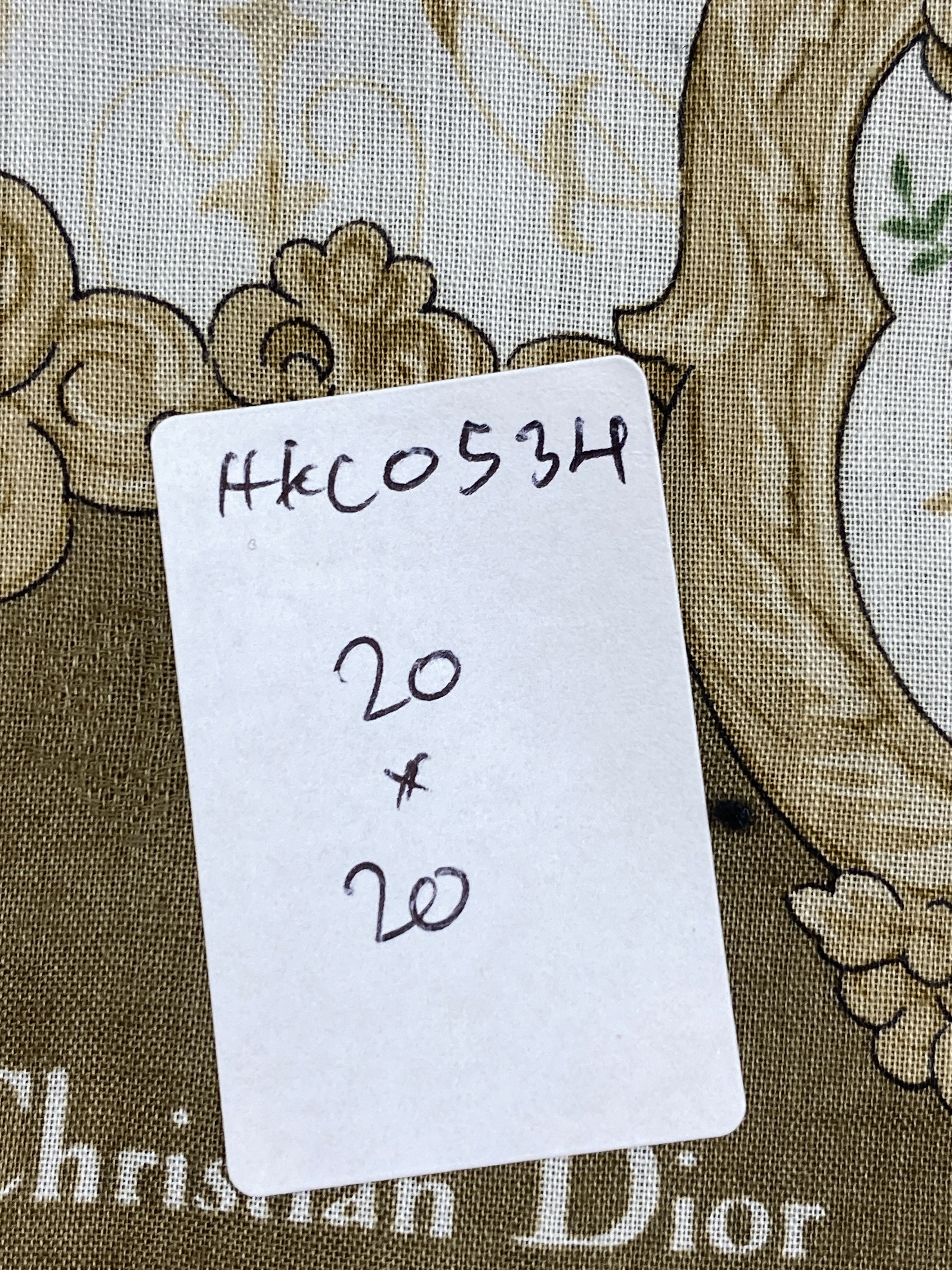 Christian Dior Monsieur Christian Dior Bandana / Handkerchief / Neckerchief HKC0534 Size ONE SIZE - 7 Thumbnail