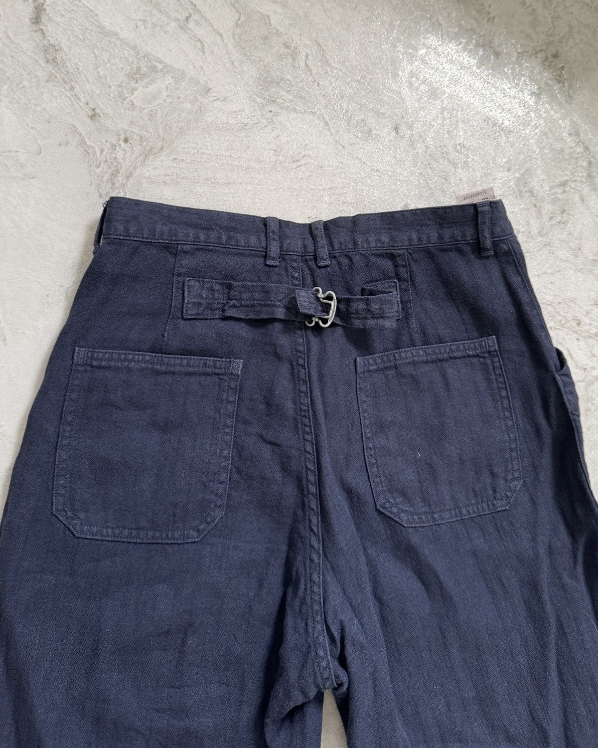 Nigel Cabourn NIGEL CABOURN Navy Work Pants Size 25" / US 0 / IT 36 - 3 Thumbnail