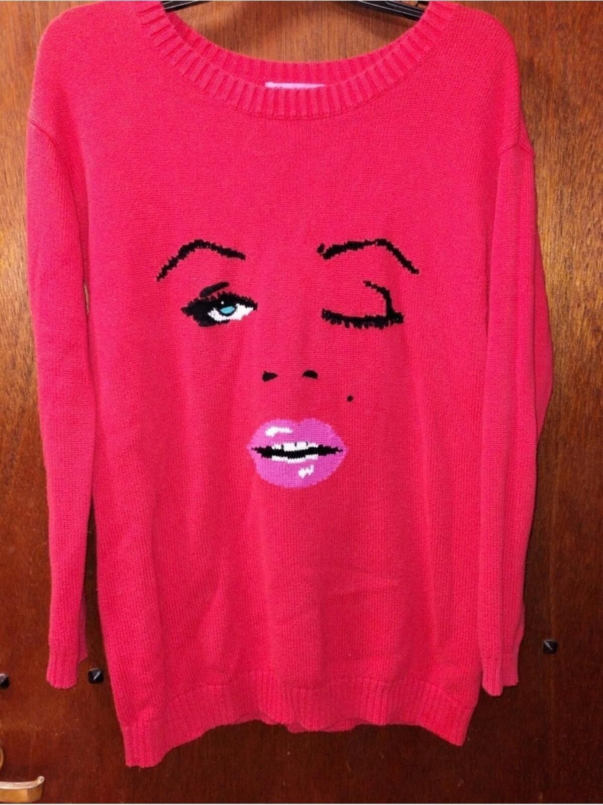 Betsey Johnson Betsey Johnson Marilyn Monroe Sweater Size S / US 4 / IT 40 - 1 Thumbnail