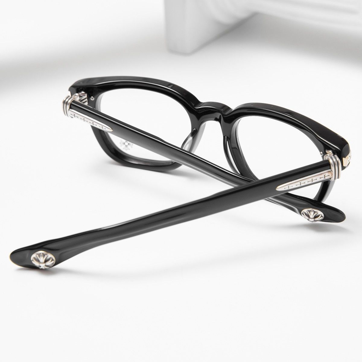 Chrome Hearts CHROME HEARTS DRIPPIN BLACK GLASSES Size ONE SIZE - 7 Thumbnail