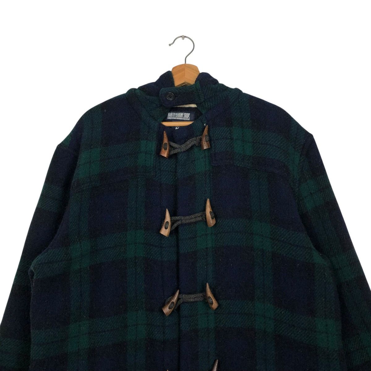 Japanese Brand 🔥VINTAGE WOOL JACKET NORTH MARINE DRIVE ISSEY MIYAKE TARTAN Size US M / EU 48-50 / 2 - 5 Thumbnail