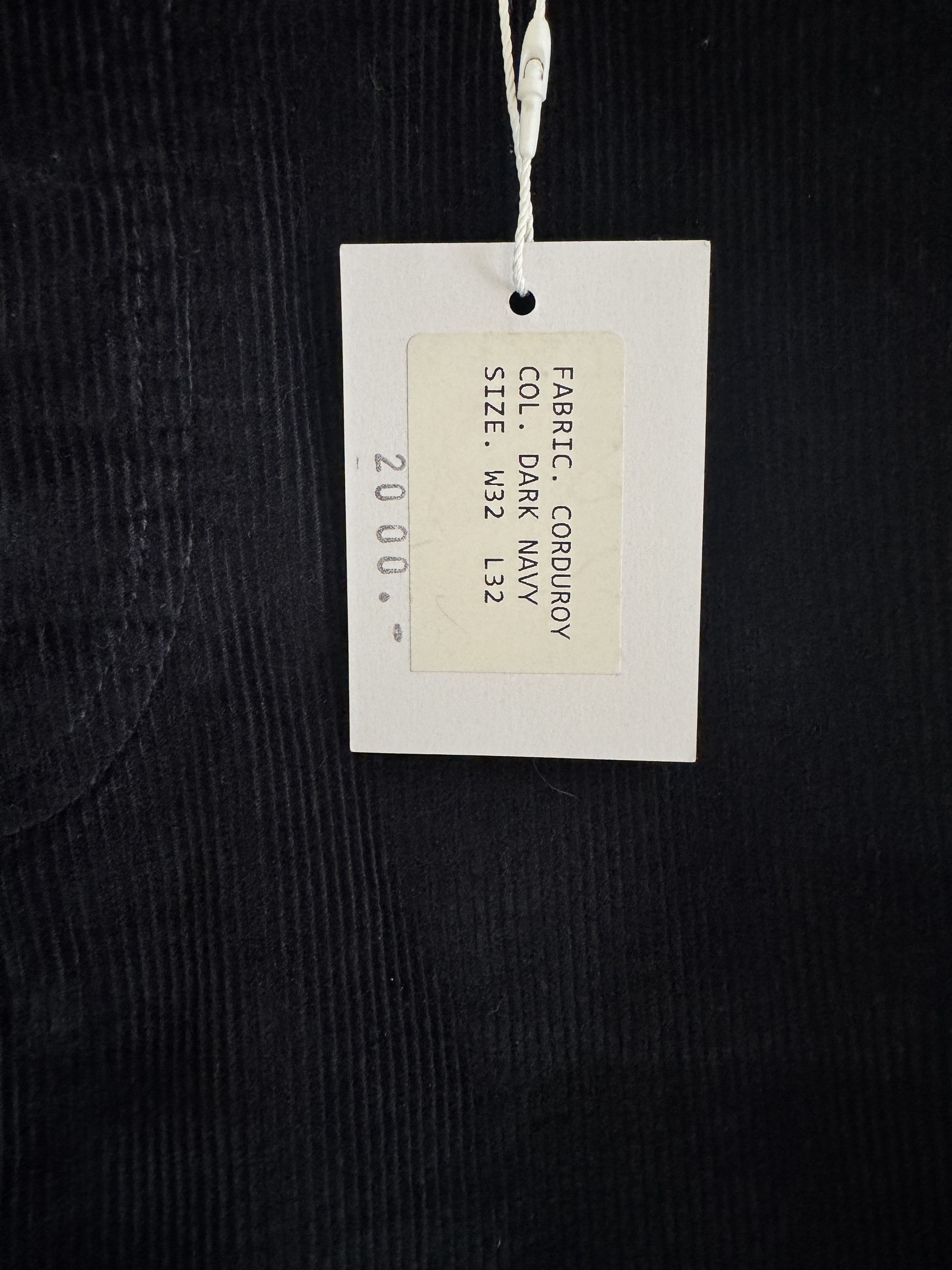 Goods Easy Fit Corduroy Pants Navy Size US 32 / EU 48 - 2 Thumbnail