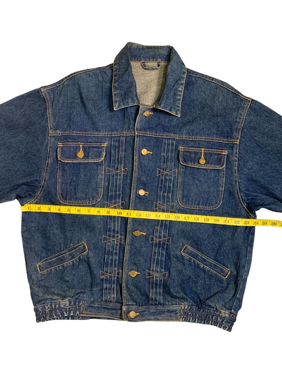Japanese Brand Rare Design Vintage Japanese Denim Jackets Size US L / EU 52-54 / 3 - 4 Thumbnail