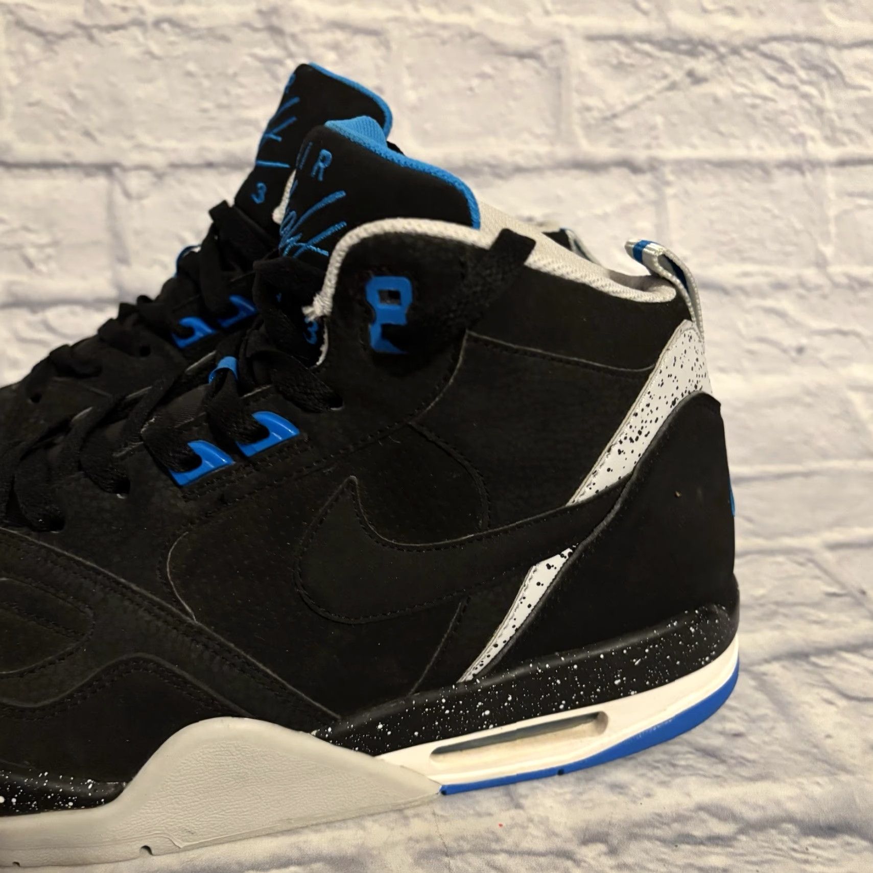 Nike Nike Air Flight ’13 Mid Black Photo Blue 579961-001 Men’s US Size 11 Size US 11 / EU 44 - 7 Thumbnail