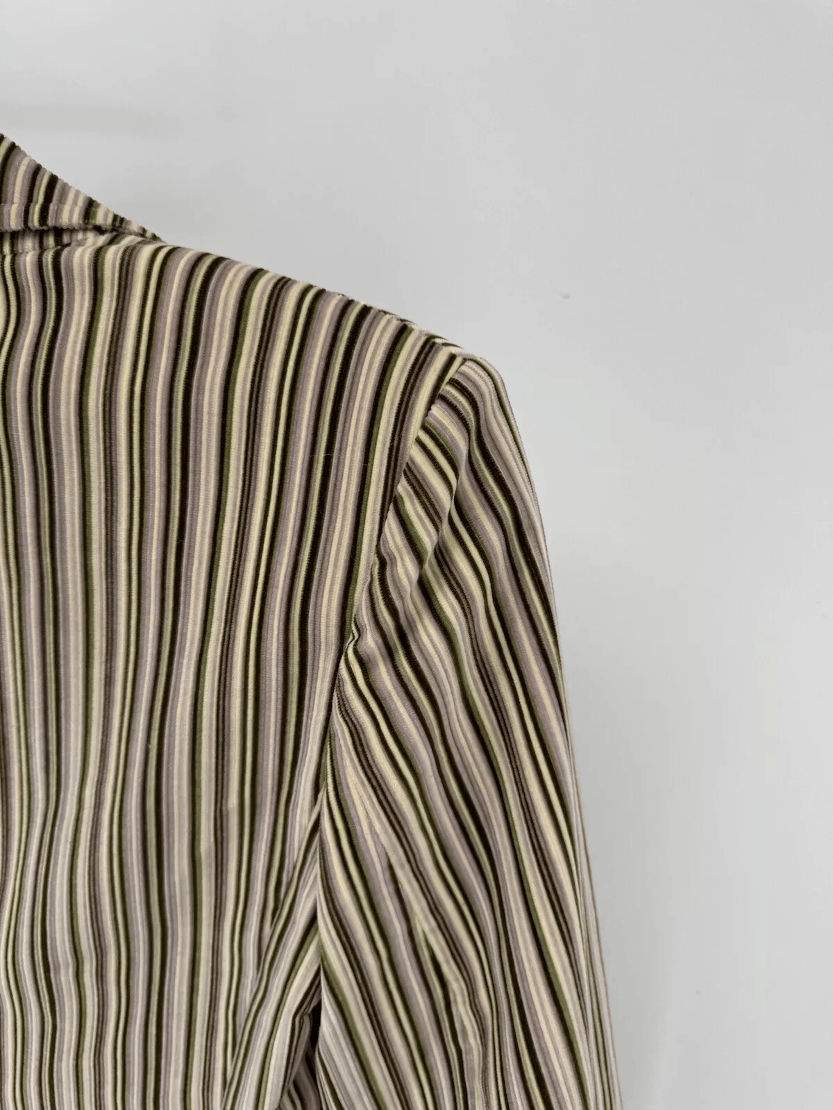 Loro Piana Loro Piana Striped Velour Blazer Size S US4 IT40 Size S / US 4 / IT 40 - 11 Thumbnail