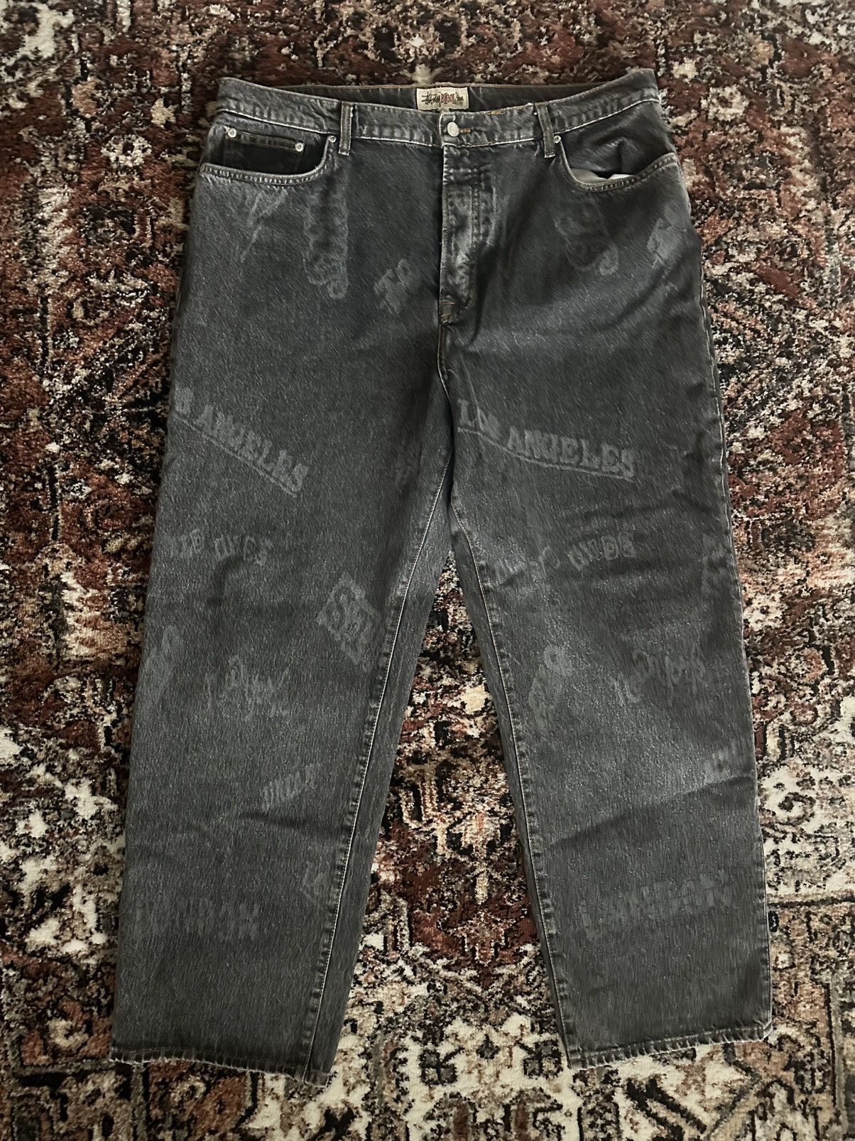 Stussy Big Ol' Jean City Print Size US 38 / EU 54 - 1 Thumbnail