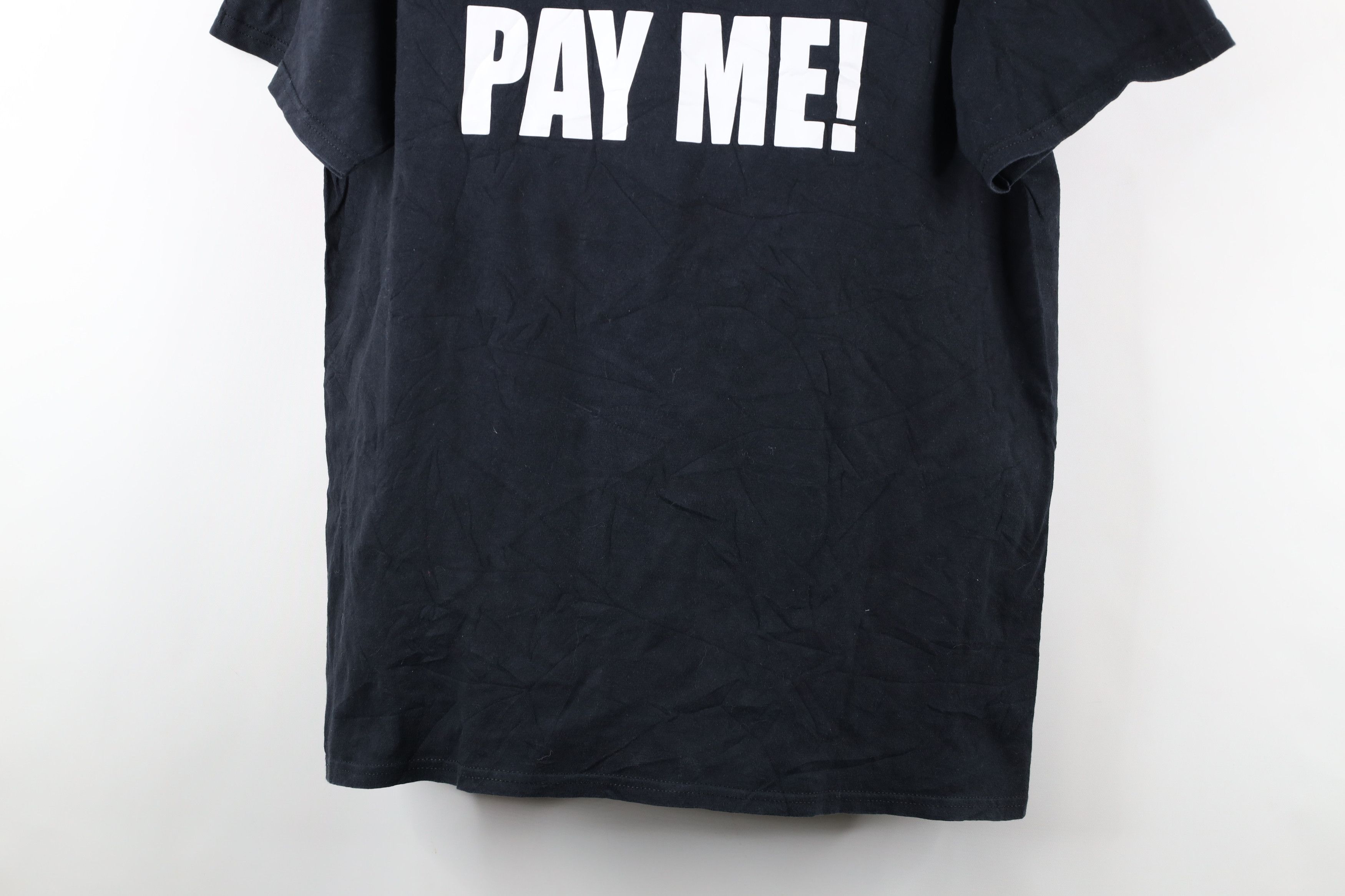 Vintage Vintage 90s Out Goodfellas Fuck You Pay Me T-Shirt Black Size US L / EU 52-54 / 3 - 3 Thumbnail