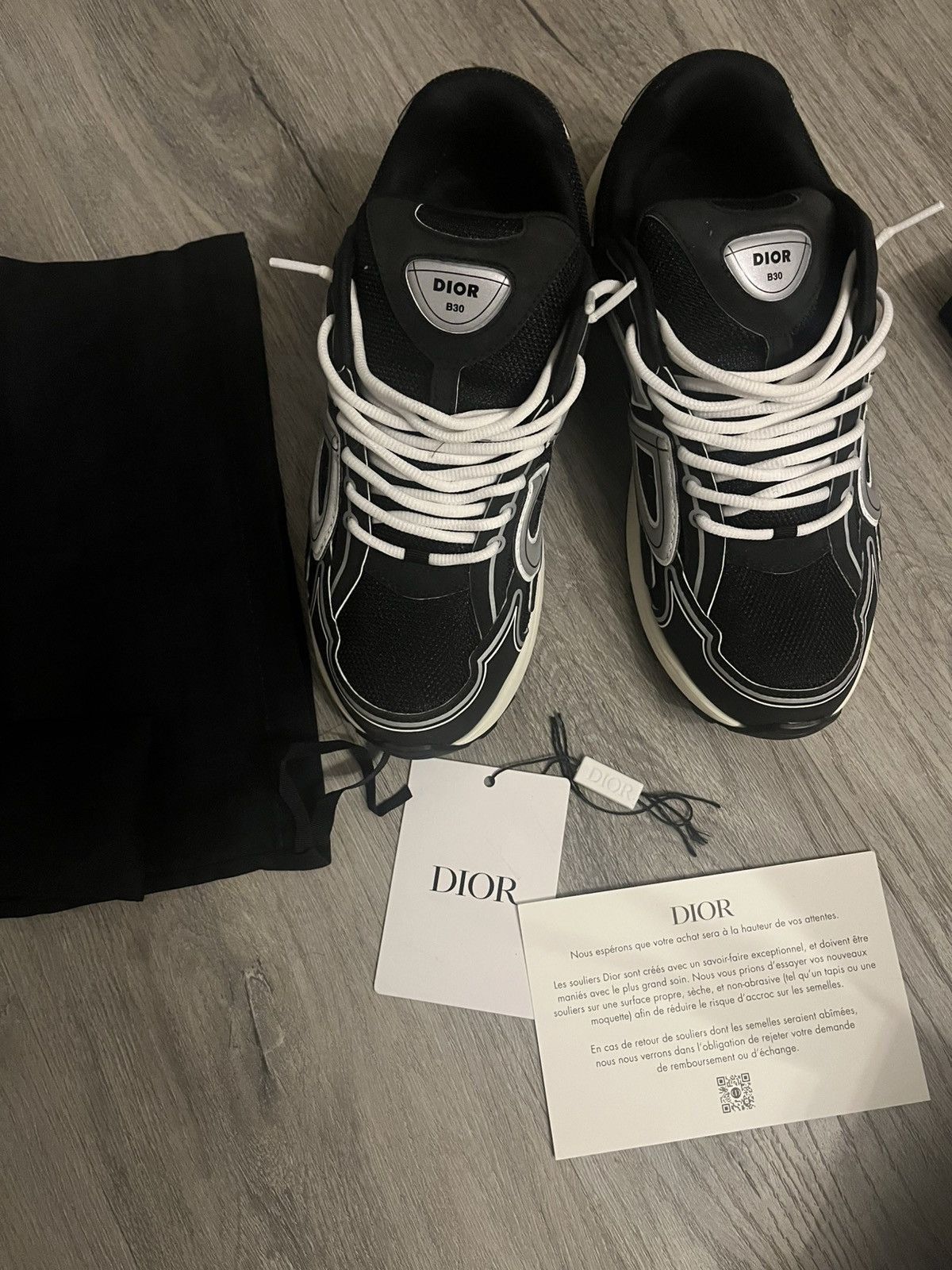 Dior Dior b30 black-white Size US 10 / EU 43 - 12 Thumbnail