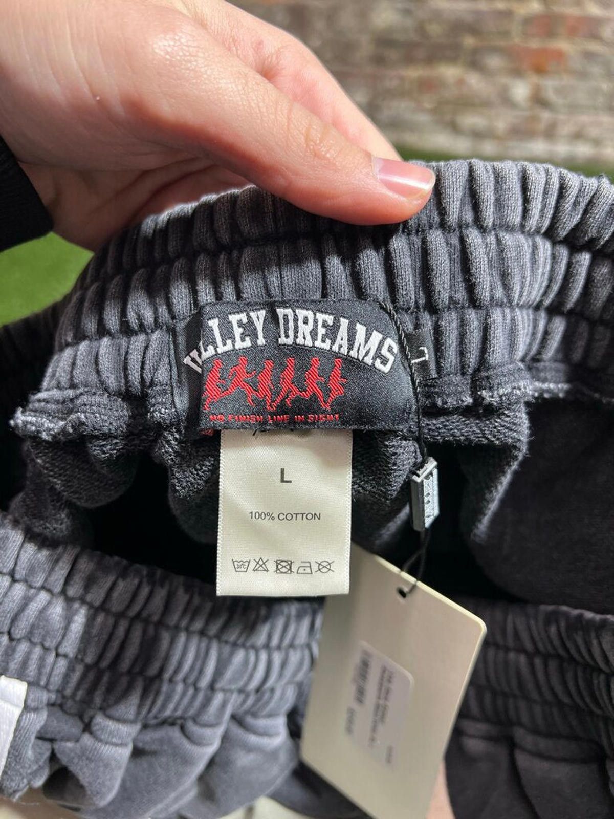 Vale Vale State Striped Sweatpants Black/White Sz. L Size ONE SIZE - 3 Thumbnail