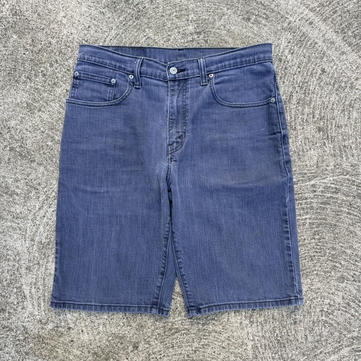 Levi's LEVIS 569 ESSENTIAL LOOSE FIT GREY DENIM JEAN SHORTS Size US 32 / EU 48 - 2 Thumbnail
