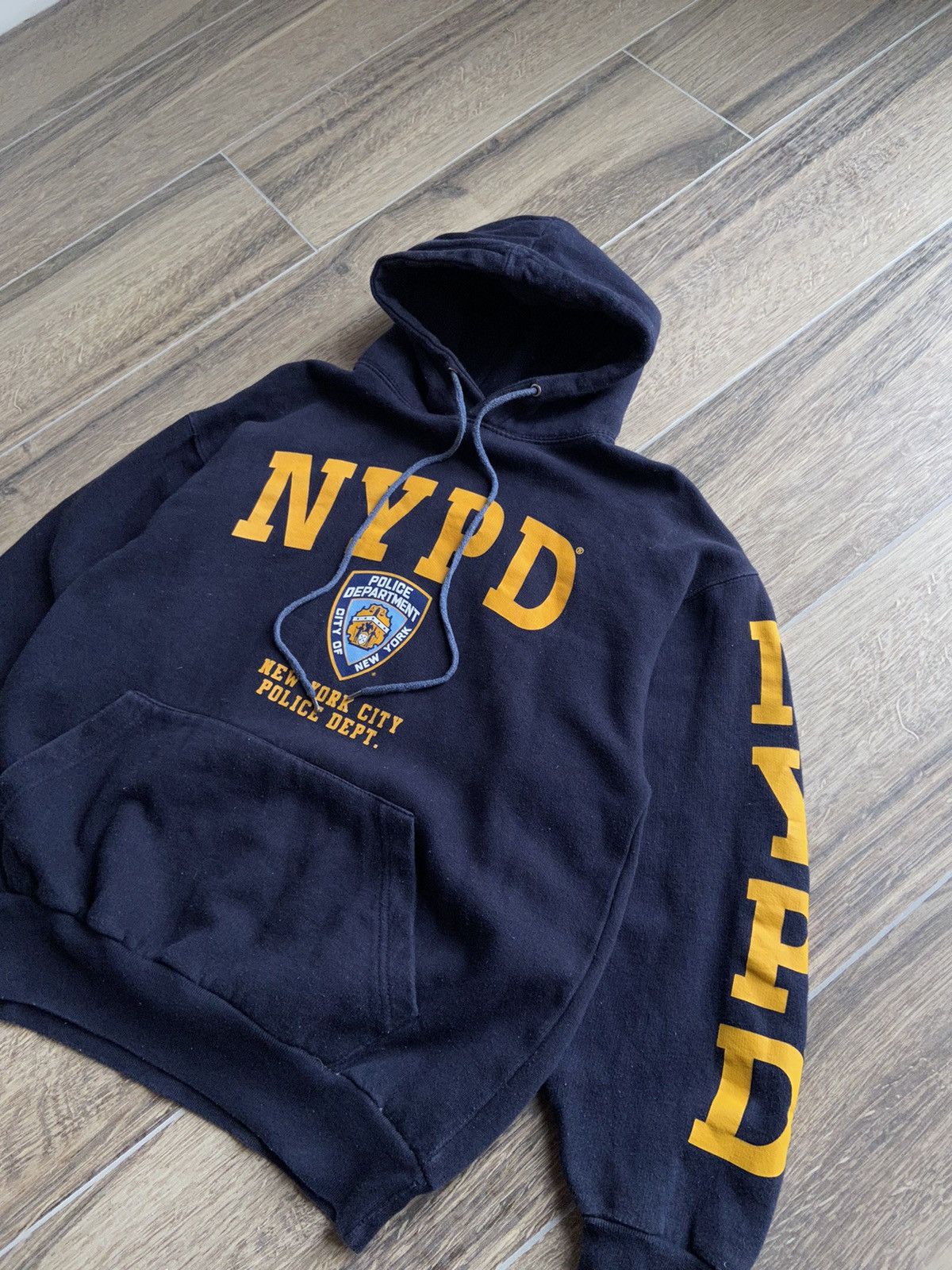Vintage Vintage NVPD New Your City Police dept big logo y2k hoodies Size US M / EU 48-50 / 2 - 2 Thumbnail