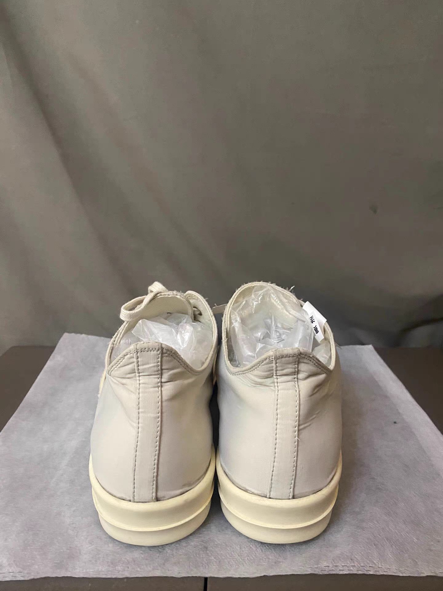 Rick Owens Rick Owens DRKSHDW Satin Low Top Sneakers Size US 10 / EU 43 - 4 Thumbnail