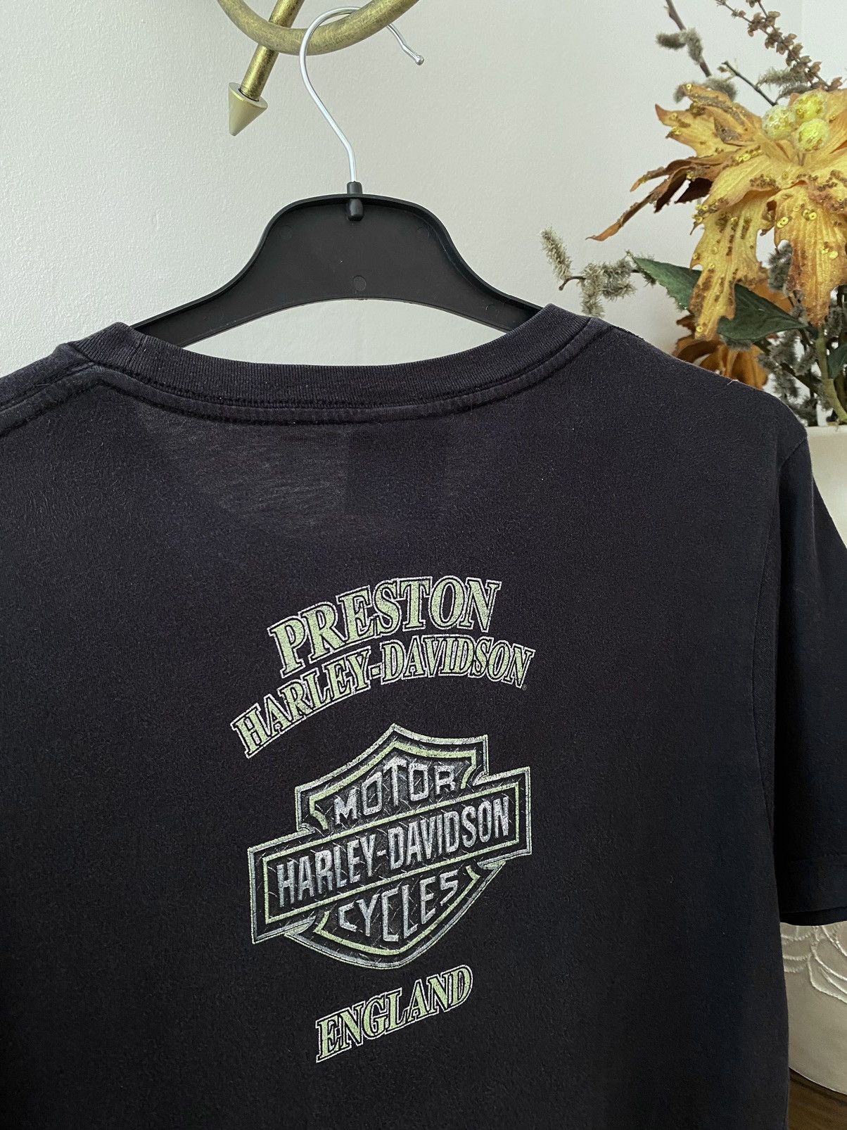 Harley Davidson Vintage Harley Davidson 00s Skull Y2K Tee Size US M / EU 48-50 / 2 - 5 Thumbnail