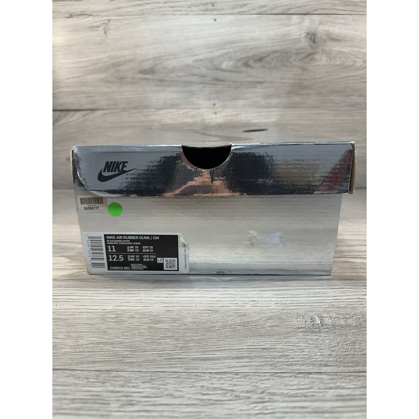 Nike × Off-White Nike Air Rubber Dunk x Off-White Low Green Strike - Size 11 Size US 11 / EU 44 - 8 Thumbnail