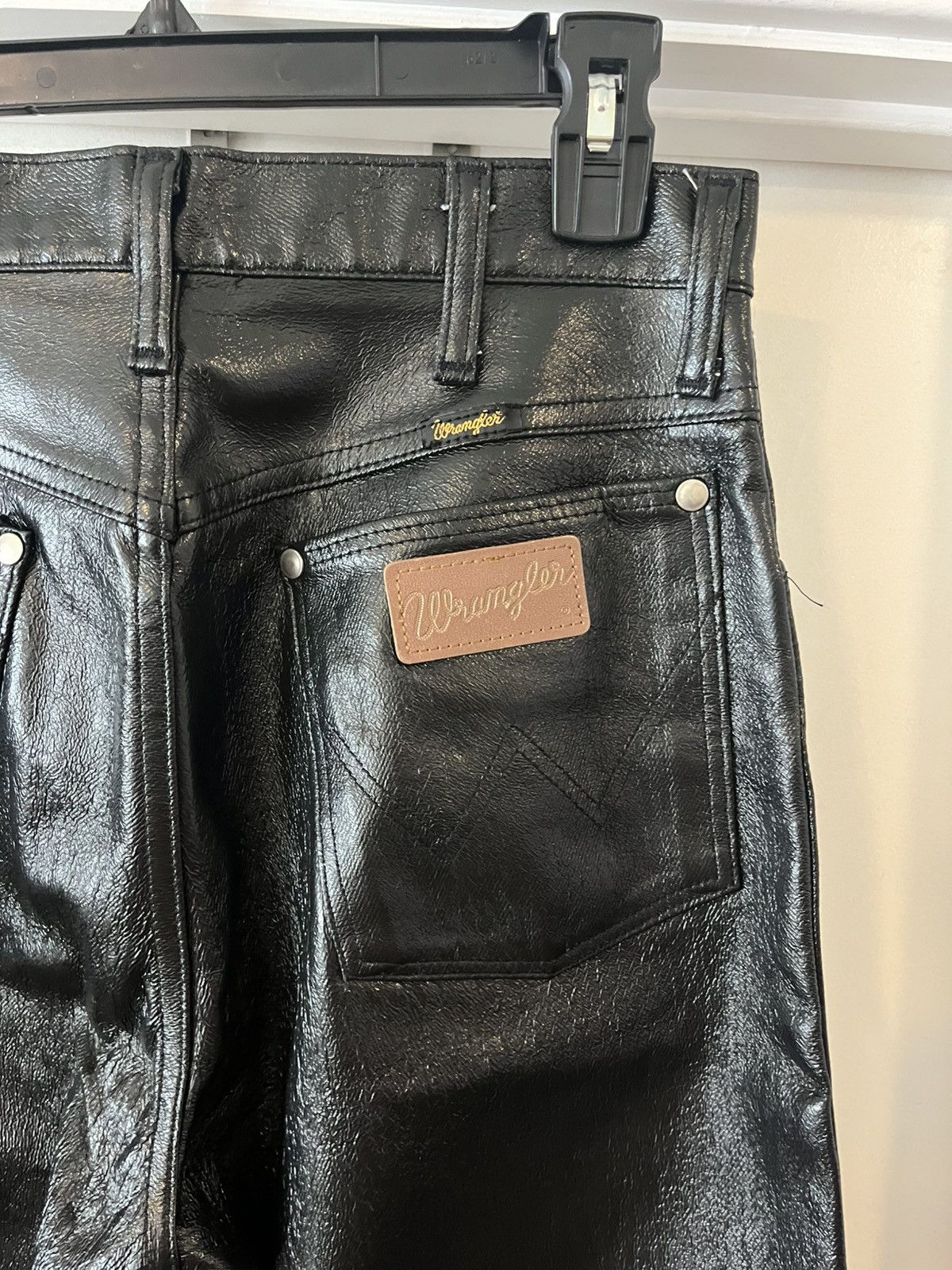 Wrangler Vintage Rare Wrangler Black Coated Jeans Size US 29 - 2 Thumbnail