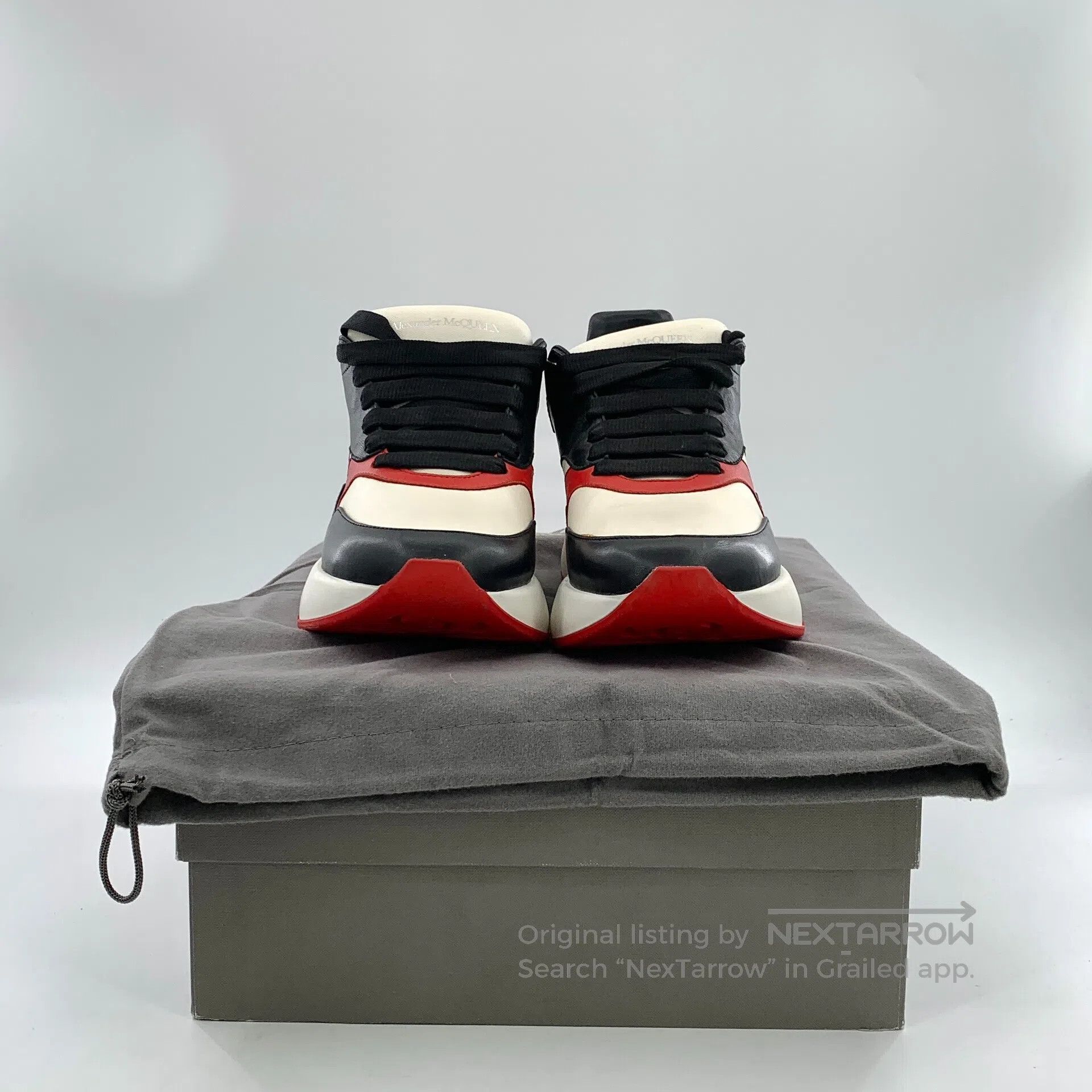 Alexander McQueen ALEXANDER MCQUEEN Contrast Color Laced Casual Flat Sneaker Size US 6 / EU 39 - 8 Thumbnail