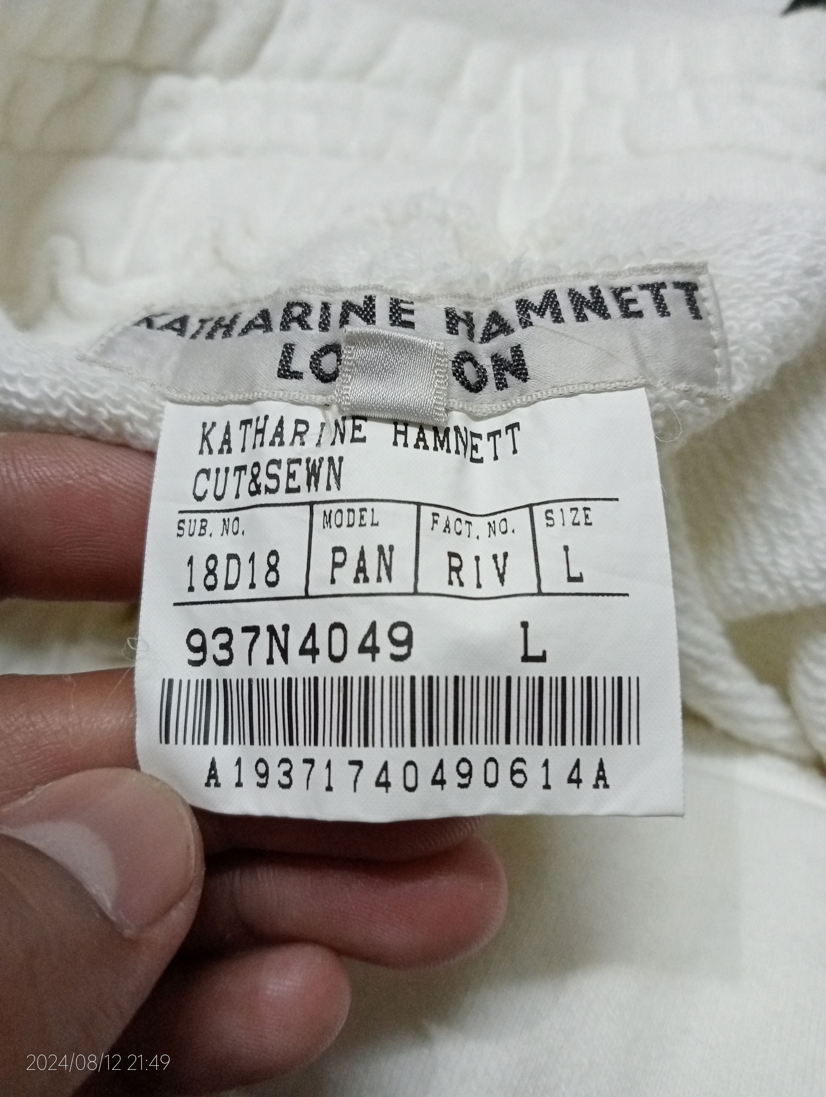 Katharine Hamnett London Katherine Hamnett London Sweatpants Very Rare Size US 32 / EU 48 - 4 Thumbnail