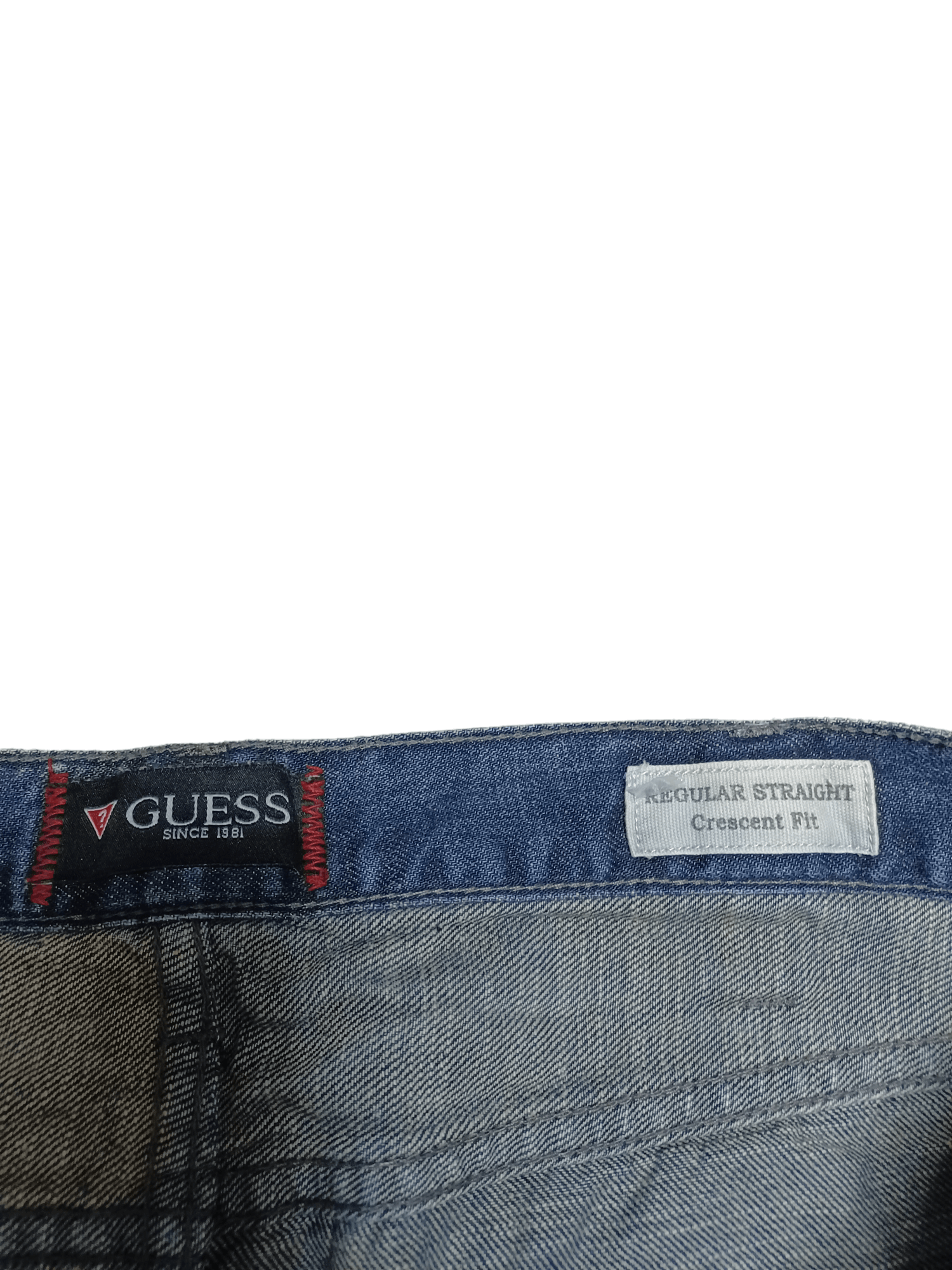 Guess GUESS DISTRESSED AVANT GARDE STRAIGHT JEANS DENIM Size US 40 / EU 56 - 5 Thumbnail