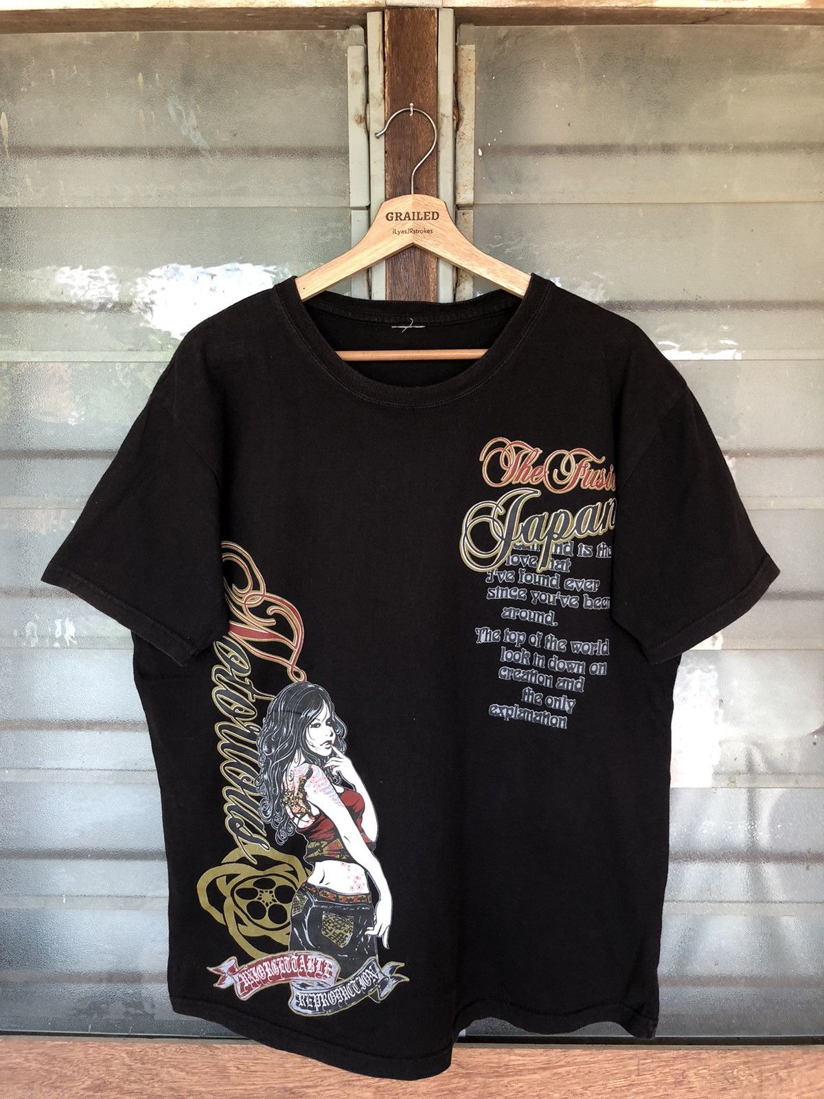 Bullet Noise Vintage Sukajan The Fusion Japan Style Shirt Tee Size US L / EU 52-54 / 3 - 3 Thumbnail