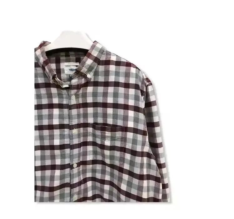 Vintage Vintage Old Navy Plaid Tartan Flannel Shirt 👕 Size US L / EU 52-54 / 3 - 2 Thumbnail