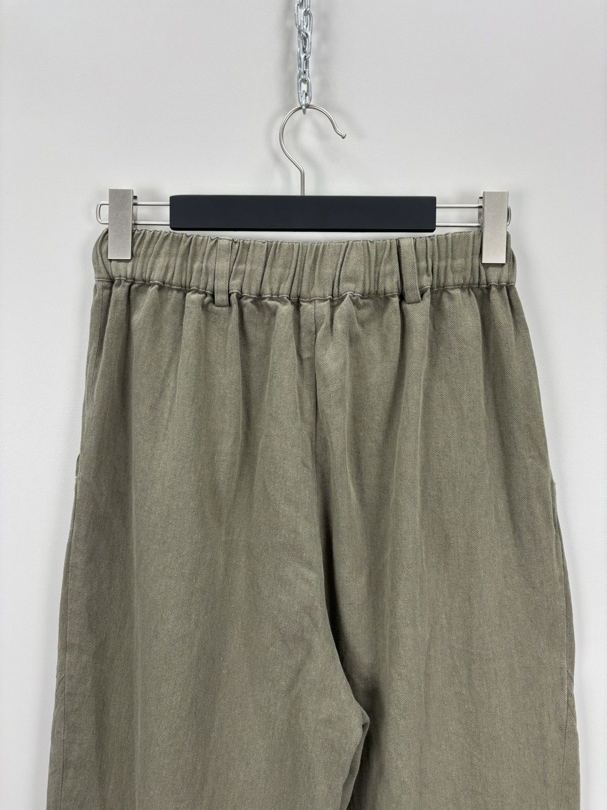 7115 by Szeki Womens linen pants 7115 by Szeki Size M Color Green Size 26" / US 2 / IT 38 - 7 Thumbnail