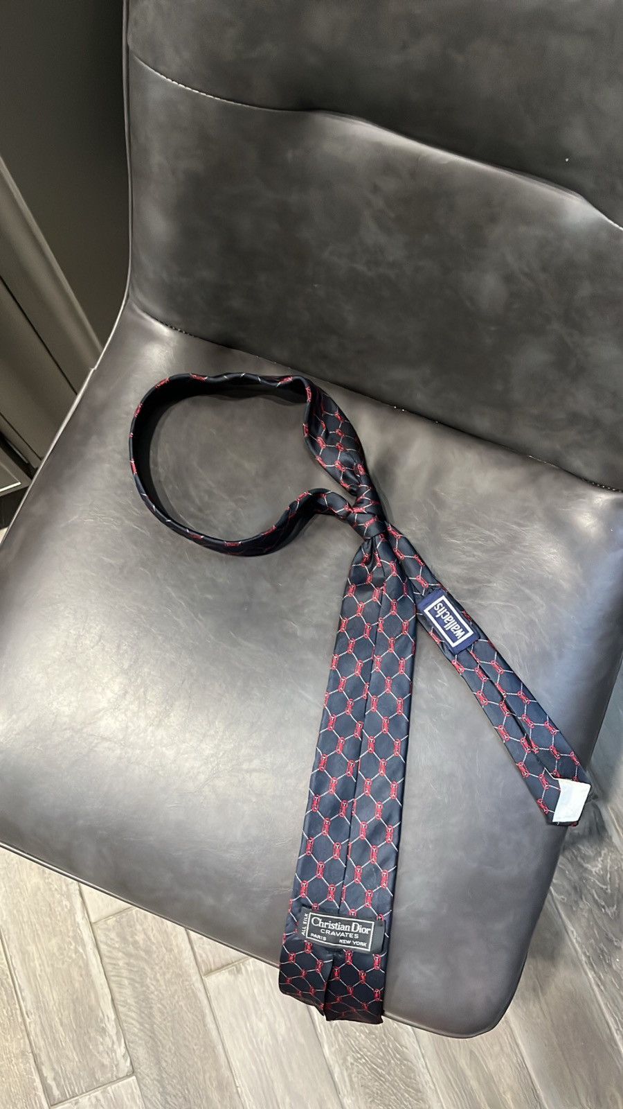 Christian Dior Monsieur × Vintage Vintage monogram Christian Dior tie Size ONE SIZE - 5 Thumbnail