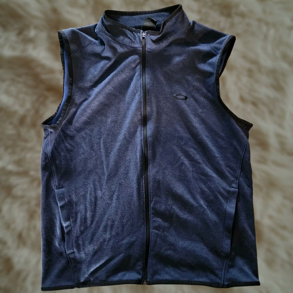 Oakley Oakley Vest Mens XL Blue Full Zip Range Vest 2.0 Performance Tech Golf Casual Size US XL / EU 56 / 4 - 1 Thumbnail
