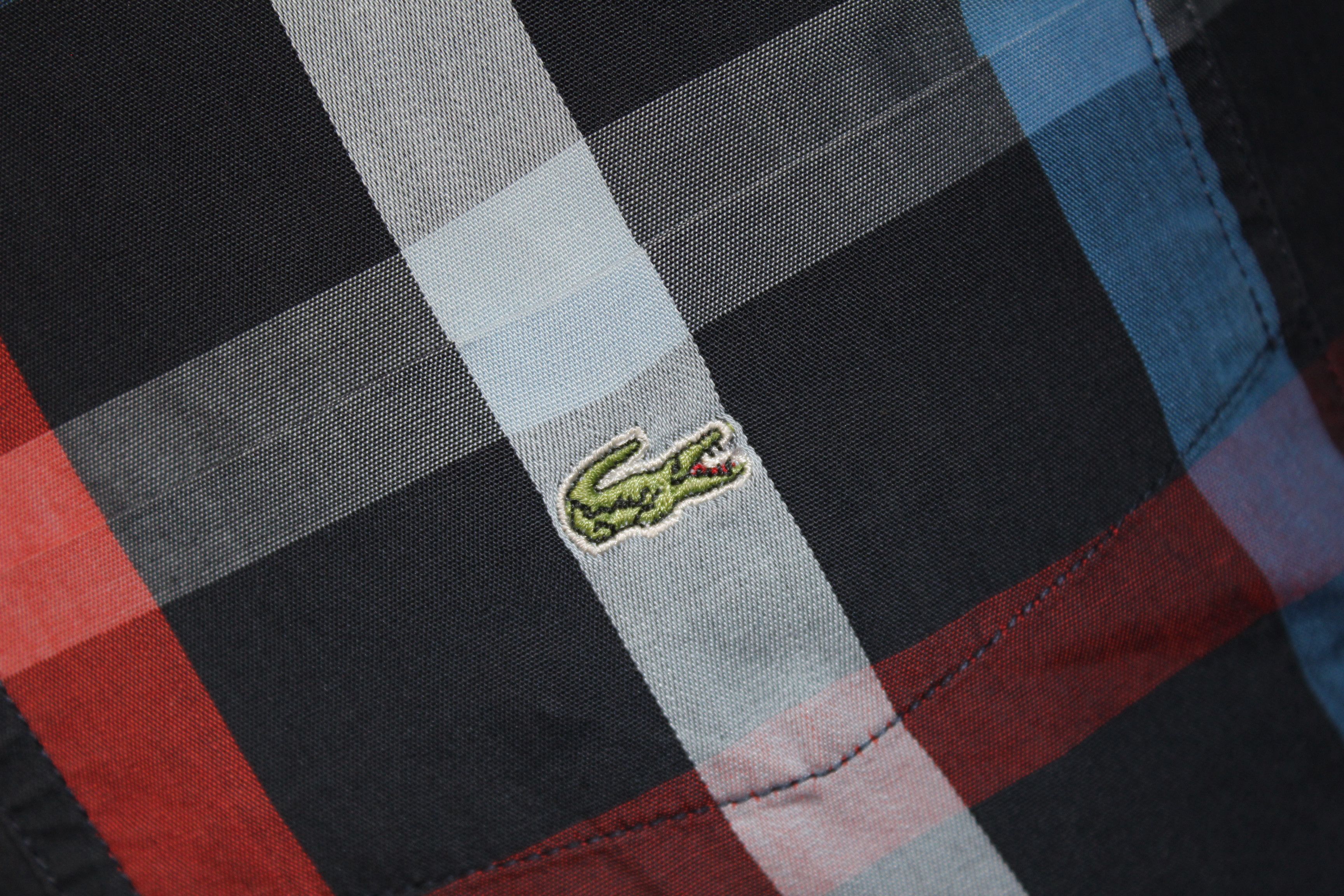 Lacoste LACOSTE Vintage Short Sleeve Check Shirt Size L Size US L / EU 52-54 / 3 - 5 Thumbnail