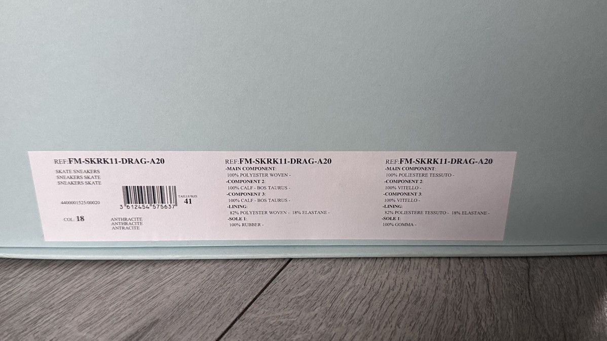 Lanvin Lanvin Curb Sneaker Blue Size US 7.5 / EU 40-41 - 9 Thumbnail