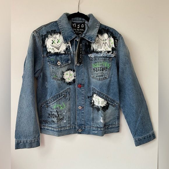 Marc Jacques Burton MJB MARC JACQUESBURTON "MJB" PAXDENIM JACKET IN BLUE EU48 US Size US M / EU 48-50 / 2 - 5 Thumbnail