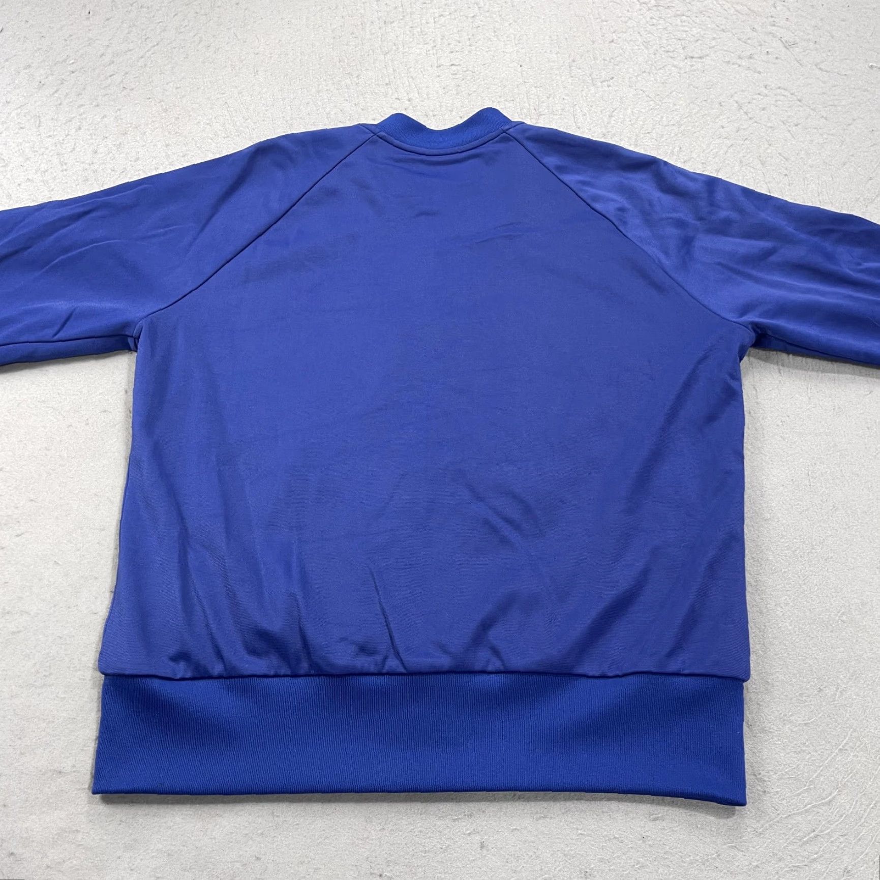 Adidas VINTAGE adidas Track Jacket Mens Small Blue Track Bomber Beckenbauer Trefoil Originals Size US S / EU 44-46 / 1 - 7 Thumbnail