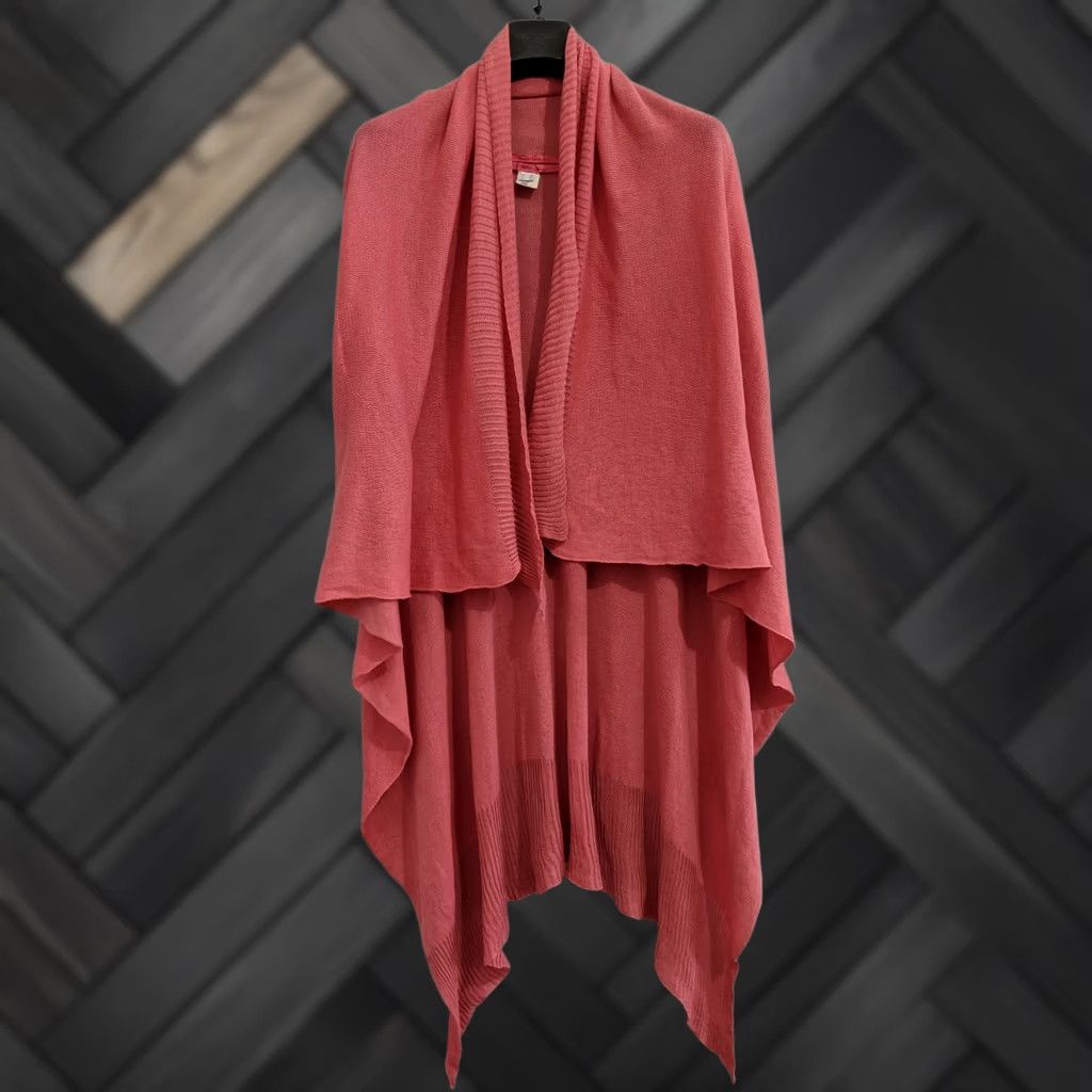 Rick Owens VINTAGE Rick Owens SS05 Scorpion Runway Poncho Cape Sweater Women 42 Red Italy Size M / US 6-8 / IT 42-44 - 1 Thumbnail