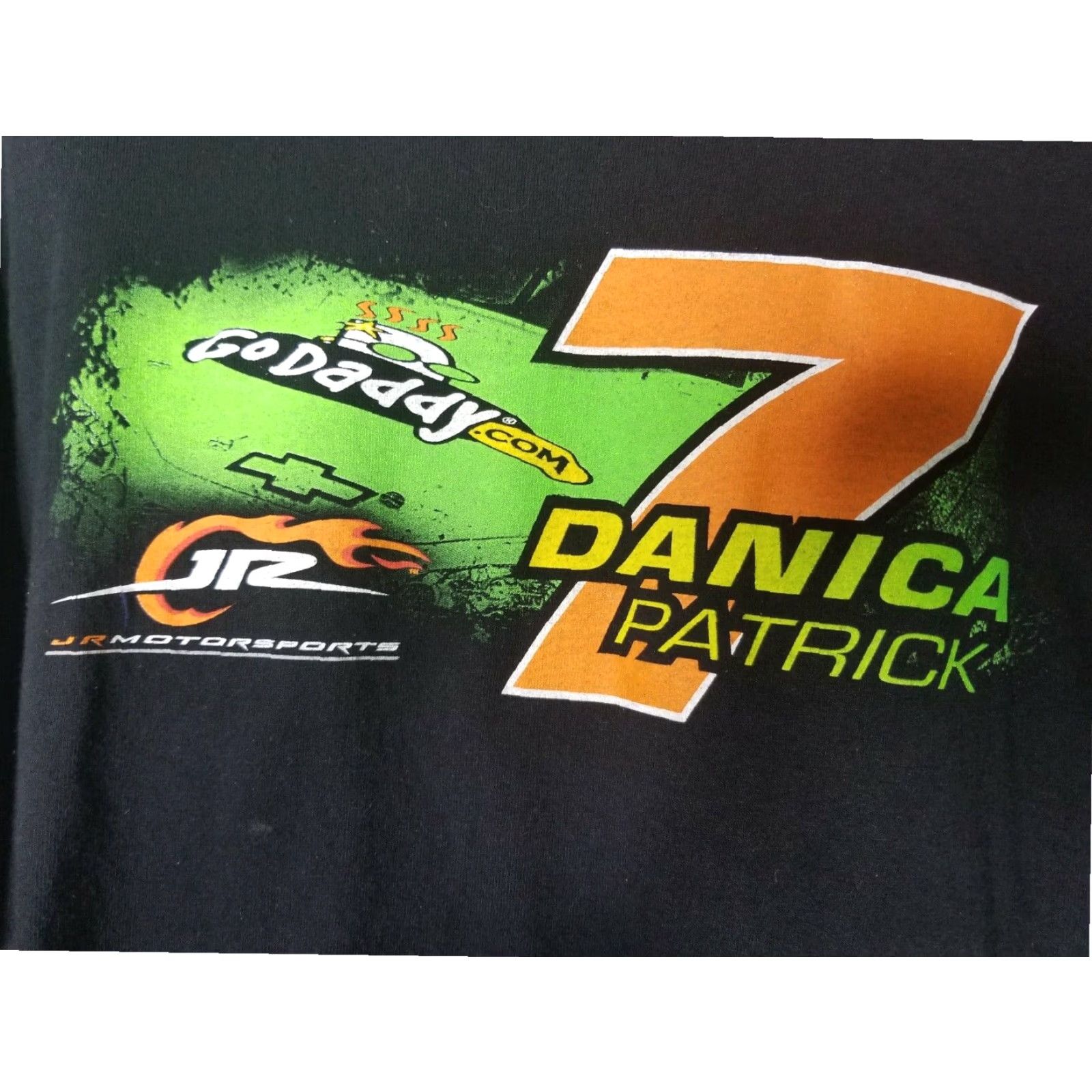 Anvil Retro NASCAR Danica Patrick Graphic Long Sleeve T Shirt Mens Black Size S Size US S / EU 44-46 / 1 - 4 Thumbnail