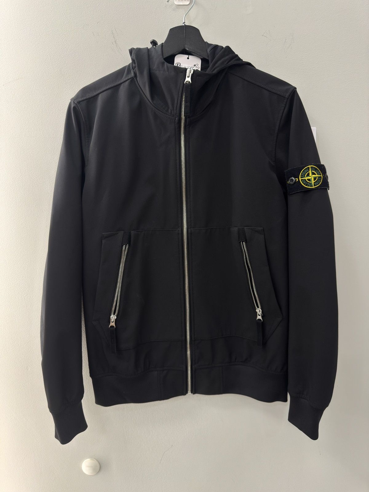 Stone Island Stone Island Black Zip Up Jacket Size US S / EU 44-46 / 1 - 1 Thumbnail
