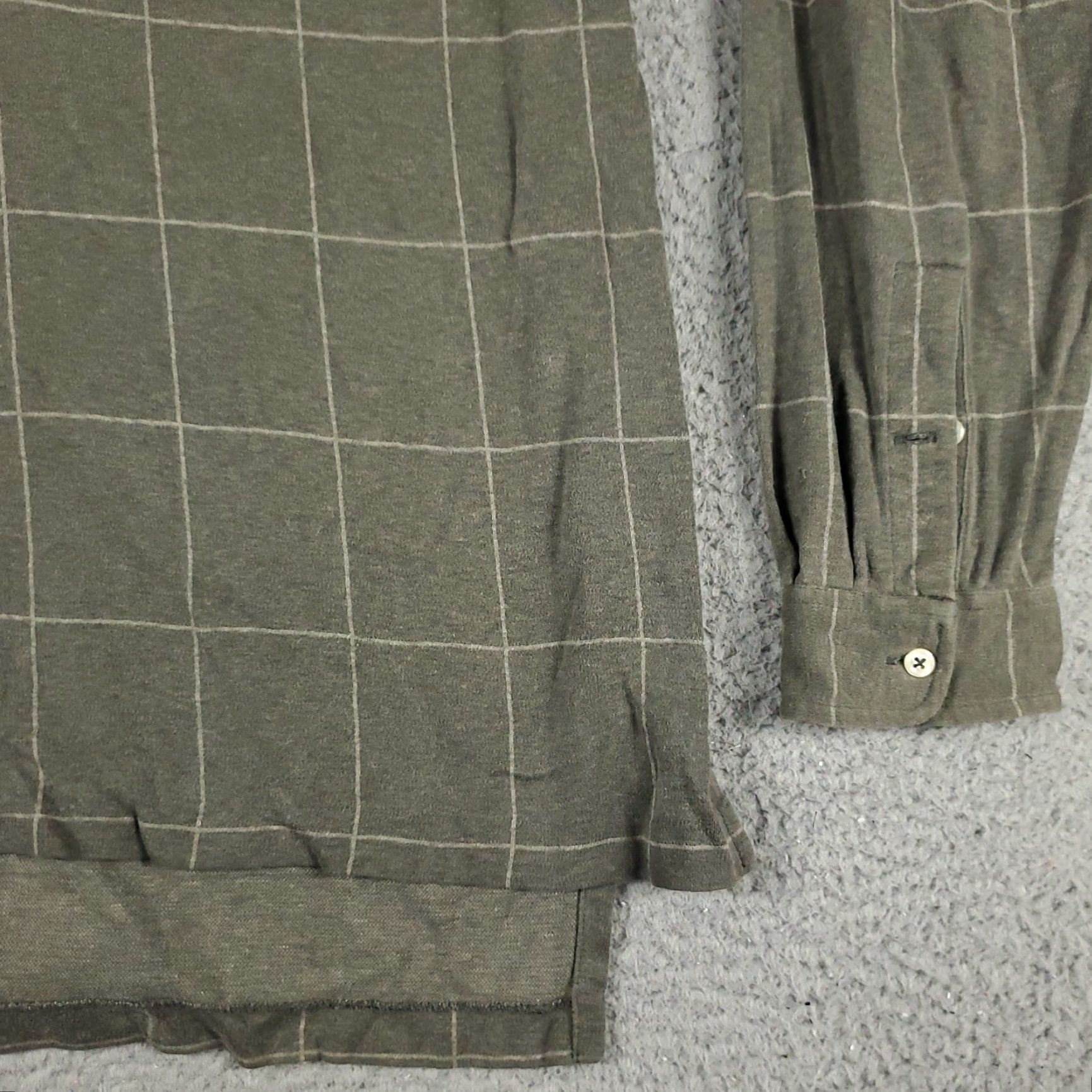 Ralph Lauren Ralph Lauren Polo Shirt Mens Large Gray Check Pony Casual Long Sleeve Shirt L Gray Polo Mens Size US L / EU 52-54 / 3 - 4 Thumbnail