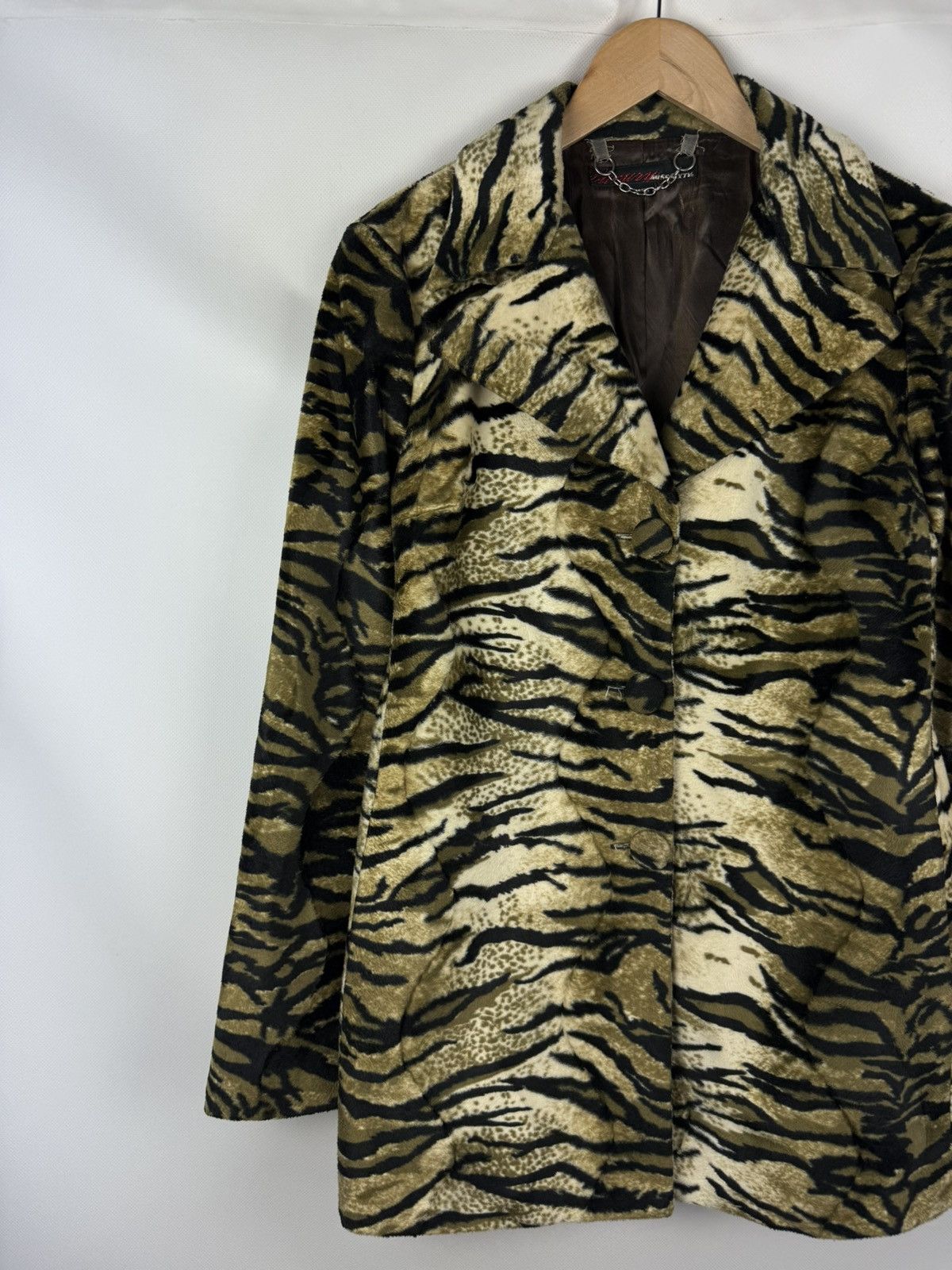 Miss Sixty × Vintage Miss Sixty Vintage Y2K Ladies Leopard Pattern Coat Jacket Size L / US 10 / IT 46 - 2 Thumbnail