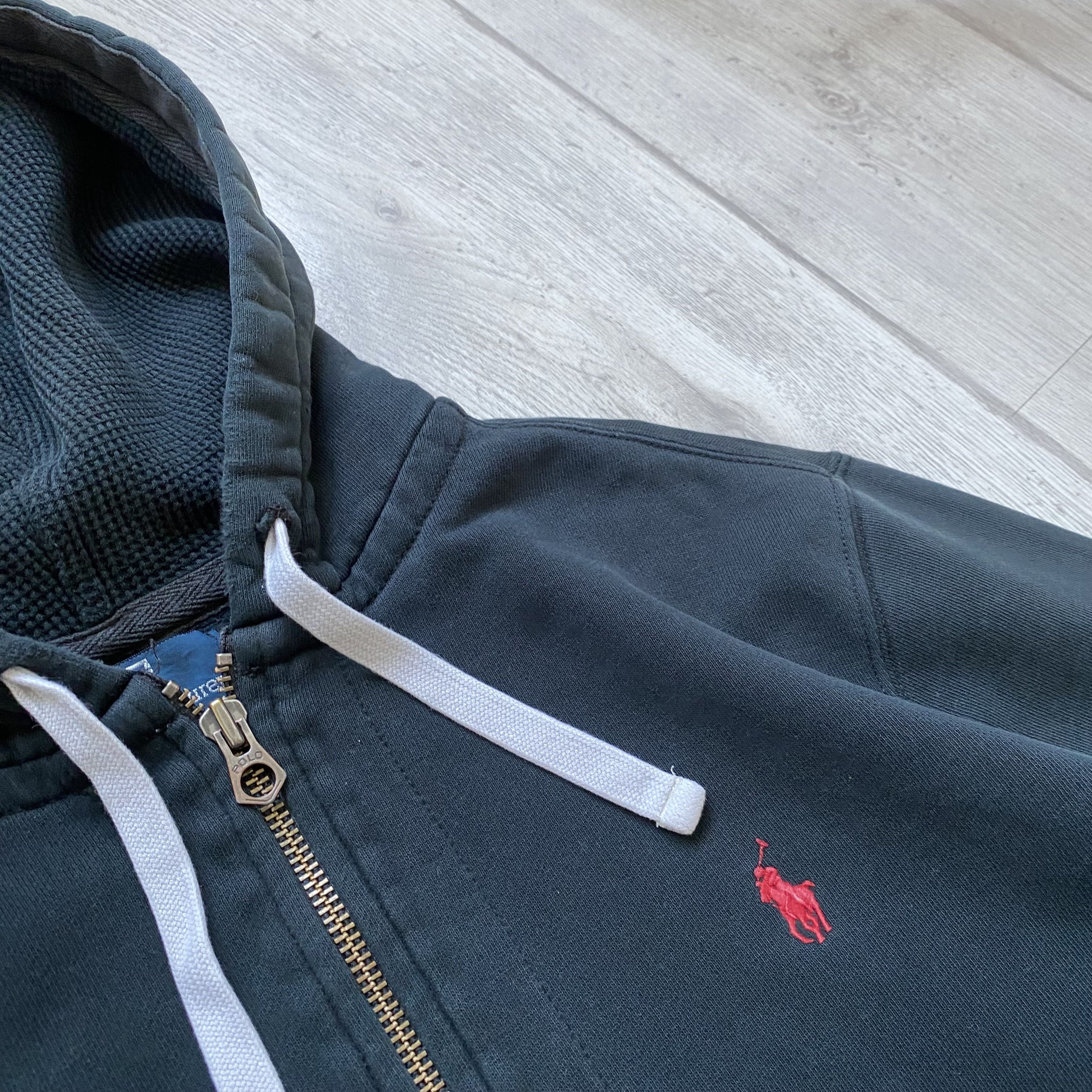 Polo Ralph Lauren 🐴Vintage 90s POLO Ralph Lauren Heavy Hoodie distressed Size US M / EU 48-50 / 2 - 5 Thumbnail